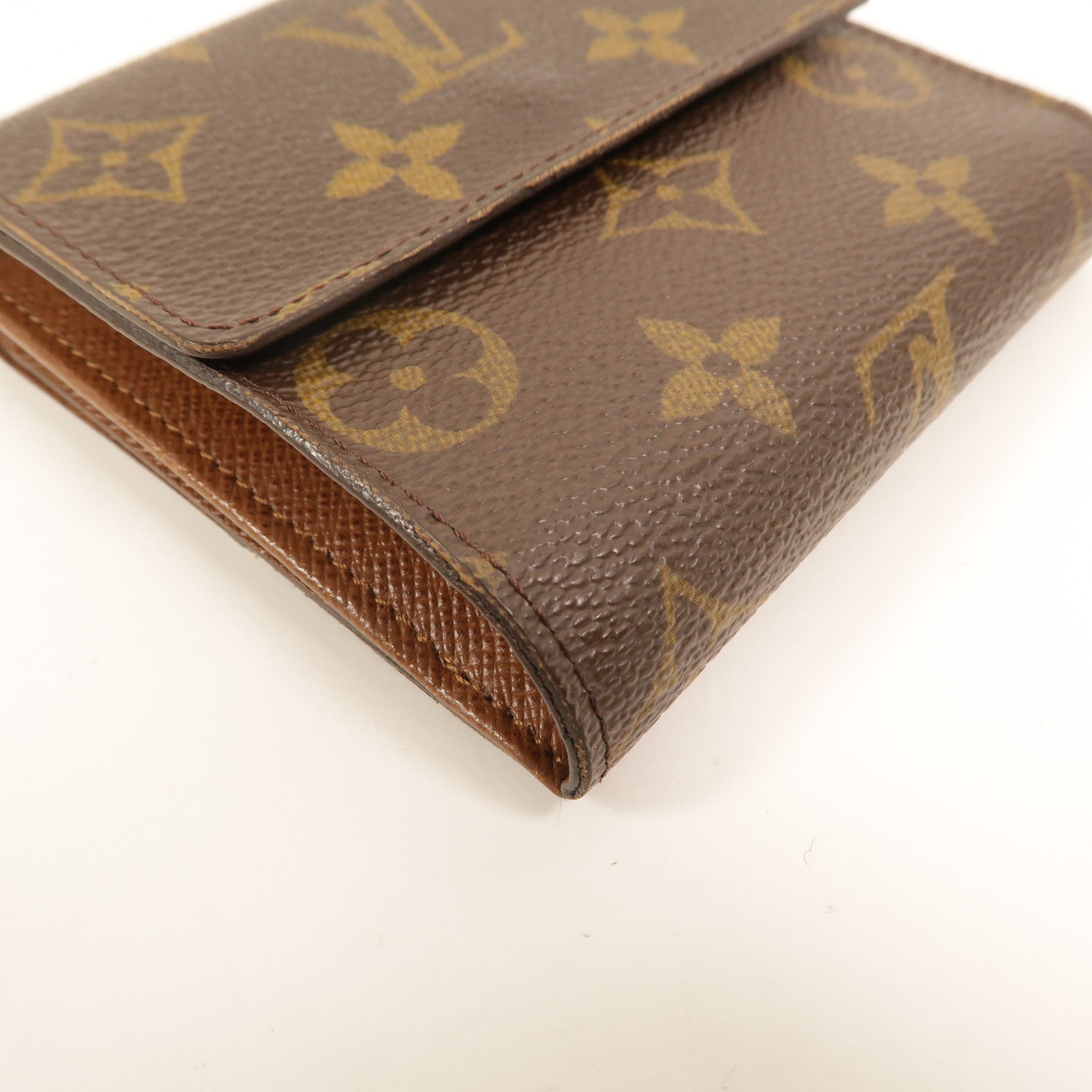 LOUIS VUITTON Monogram Portefeuille Elise Wallet金扣錢包