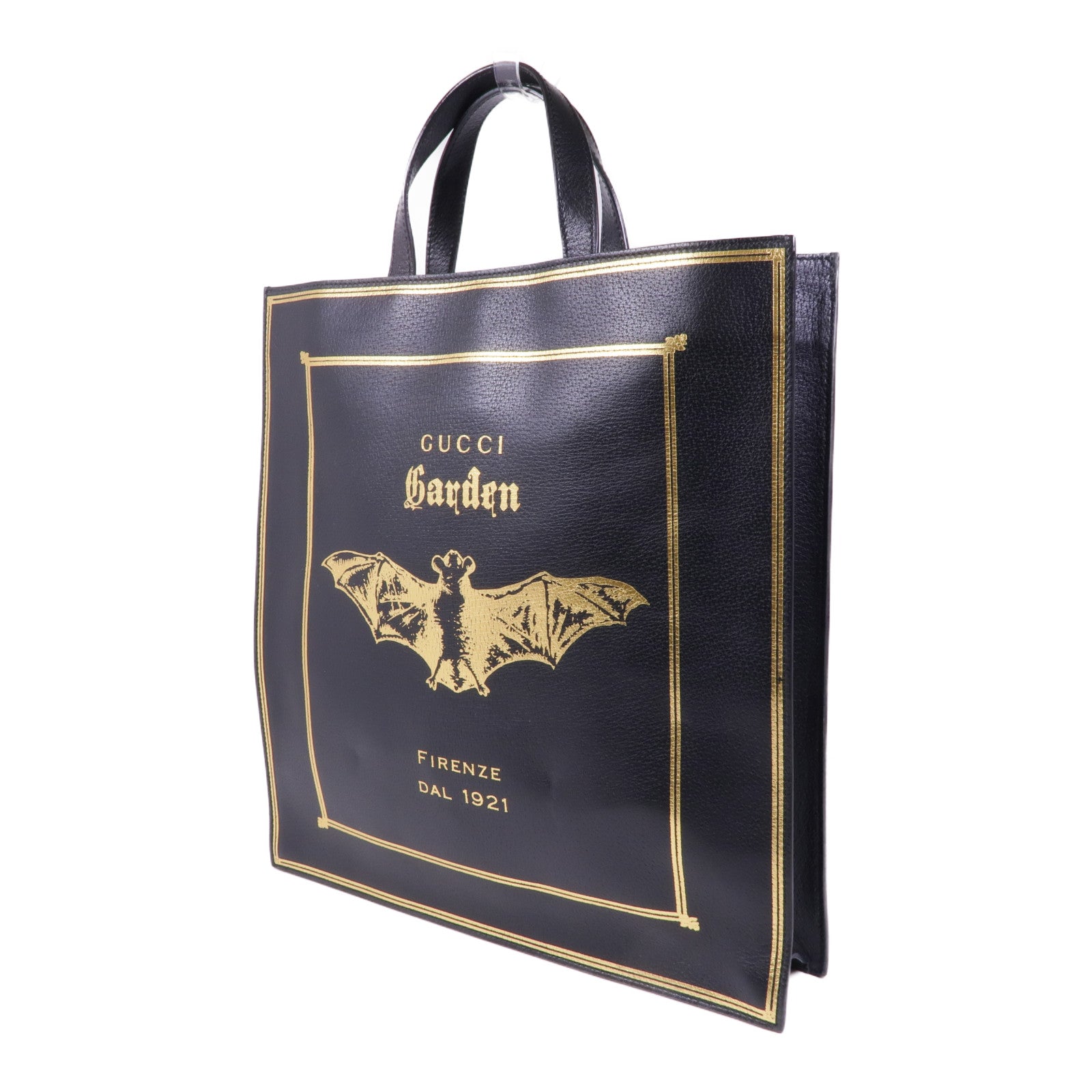 GUCCI GG GHW 2 Way Shoulder Bag 513907 Calfskin Leather Black