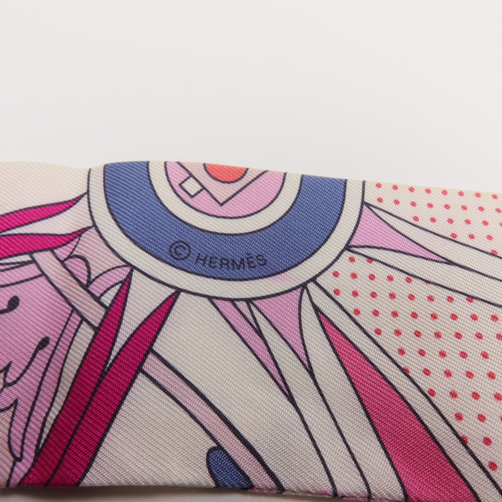 HERMES 絲質Twilly絲巾