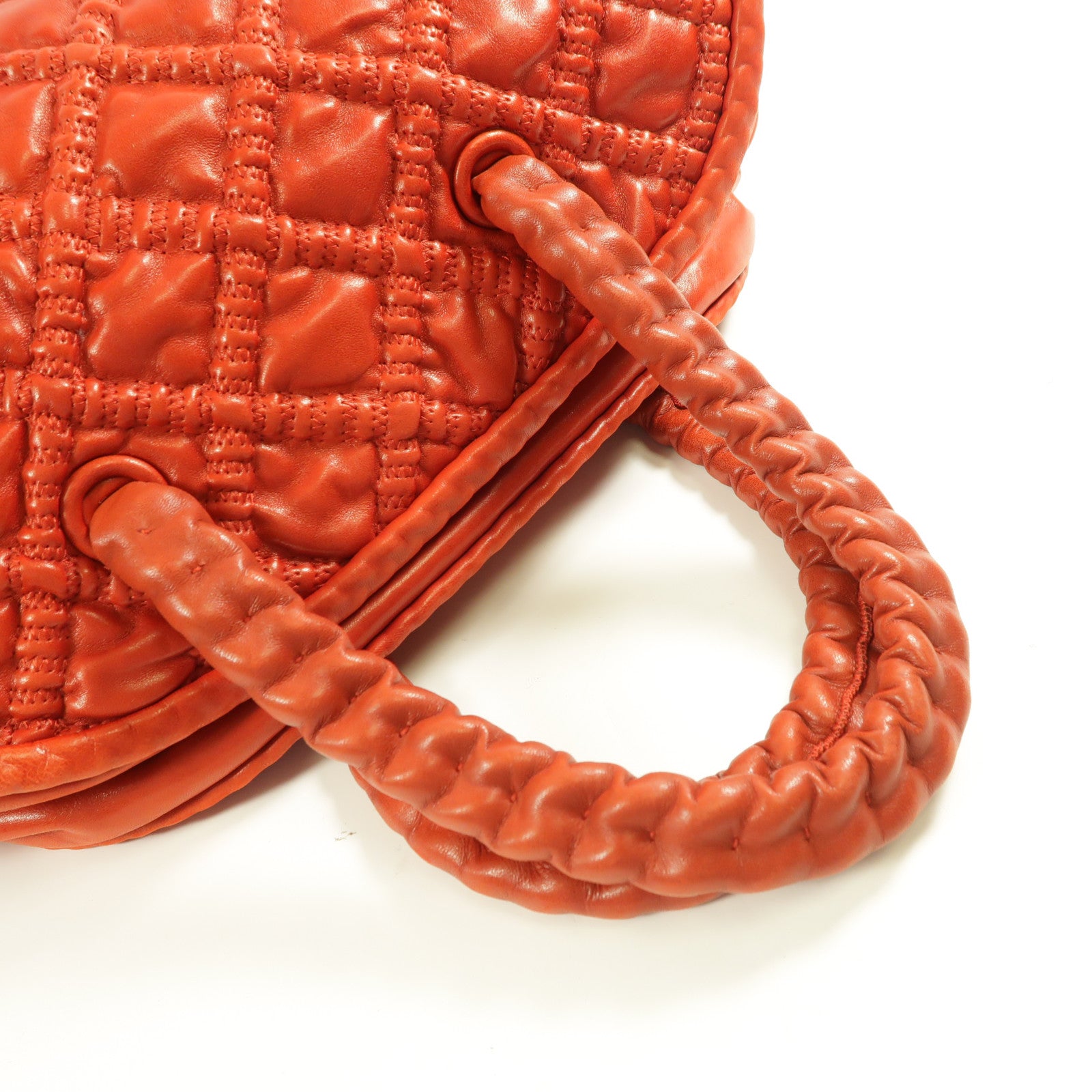 CHANEL 【激減優惠】羊皮皮革Shoulder Bag銀扣手挽袋