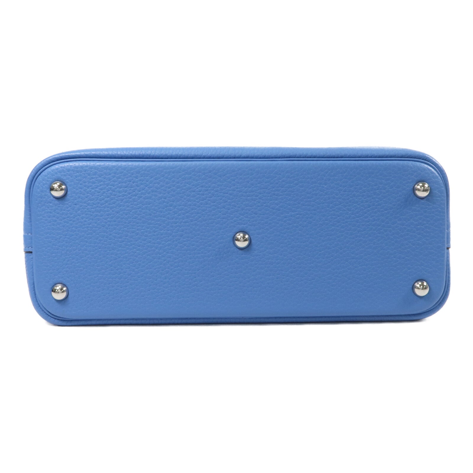 HERMES Clemence皮革Bolide 31手挽肩背兩用袋Bleu Paradis
