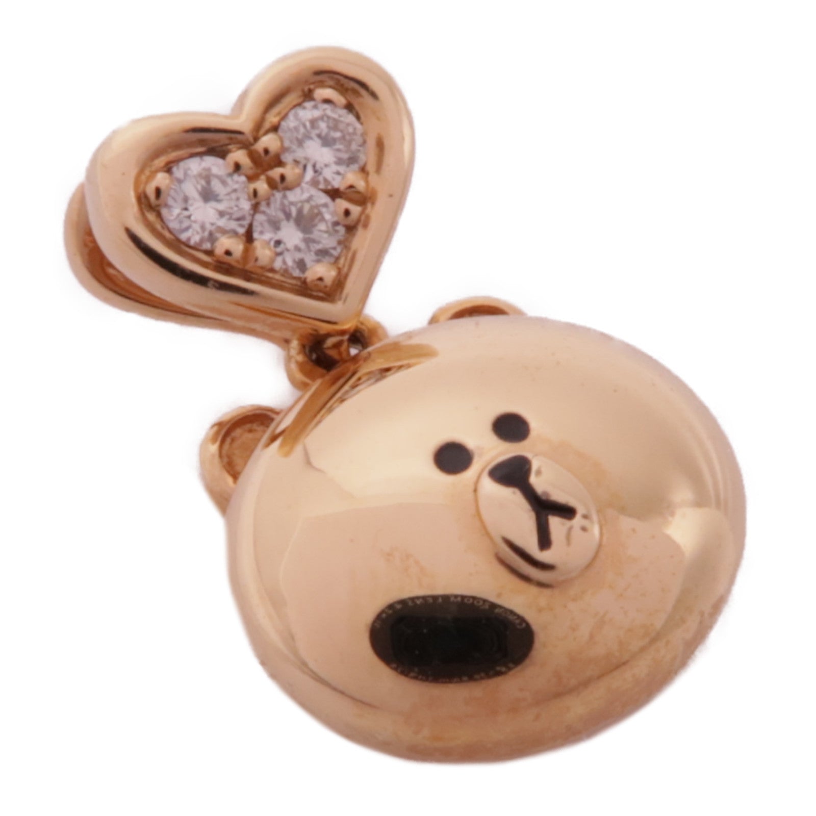 JEWELRY 18K玫瑰金Diamond Pendant鑽石吊墜