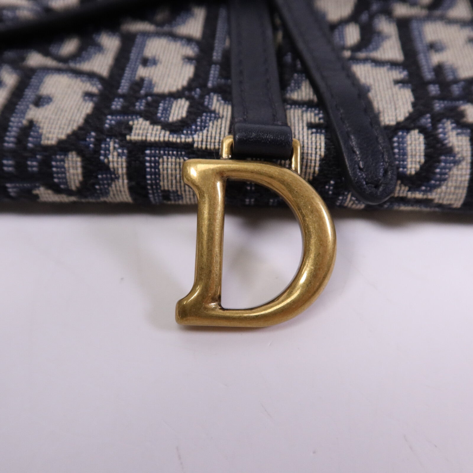 Dior 帆布Dior Oblique金扣鏈帶肩背袋
