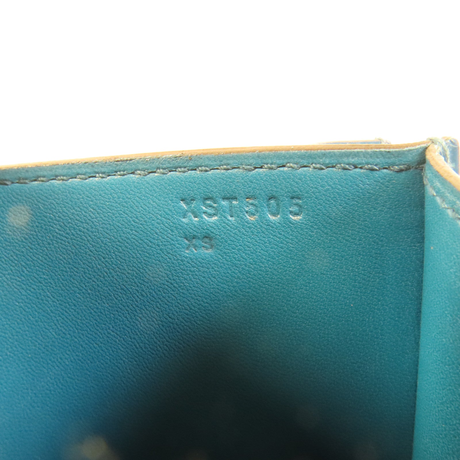 HERMES Epsom皮革Constance 24銀扣肩背袋Bleu Izmir
