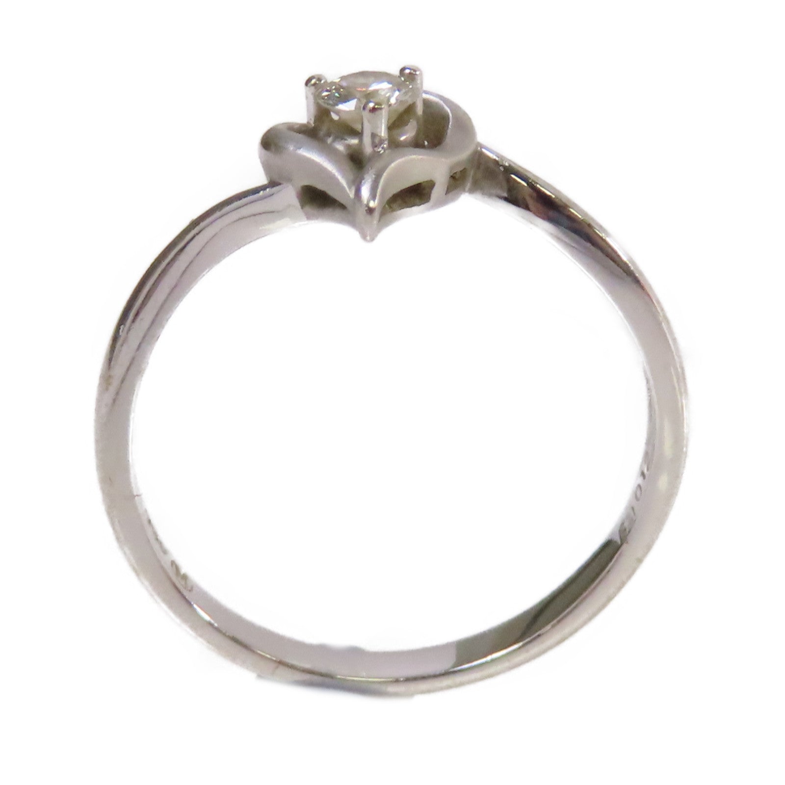 JEWELRY 【激減優惠】18K白金/0.12ct鑽石Diamond Ring戒指US#6