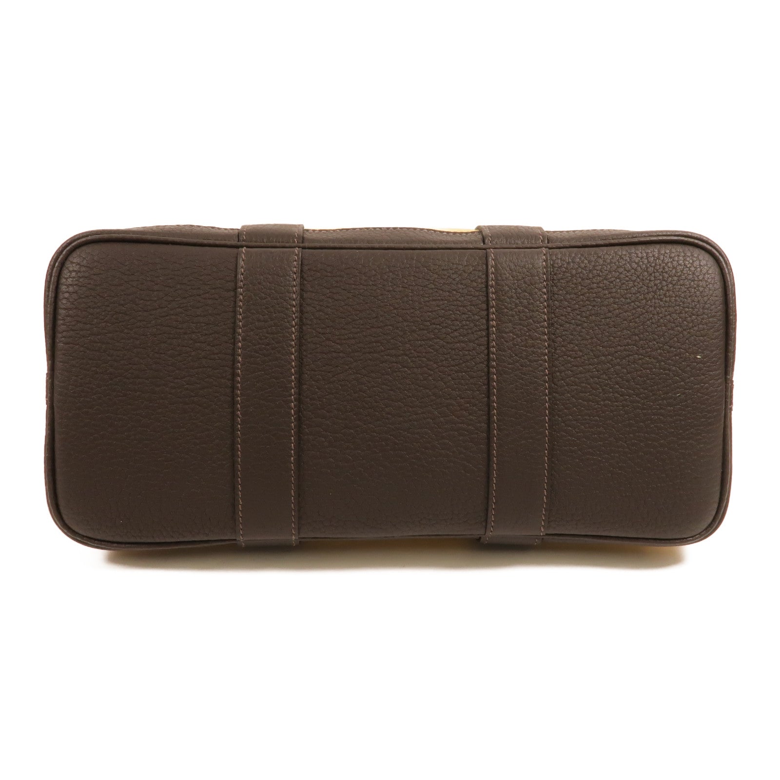HERMES Toile H Garden Party TPM手挽袋Ebene/Paille
