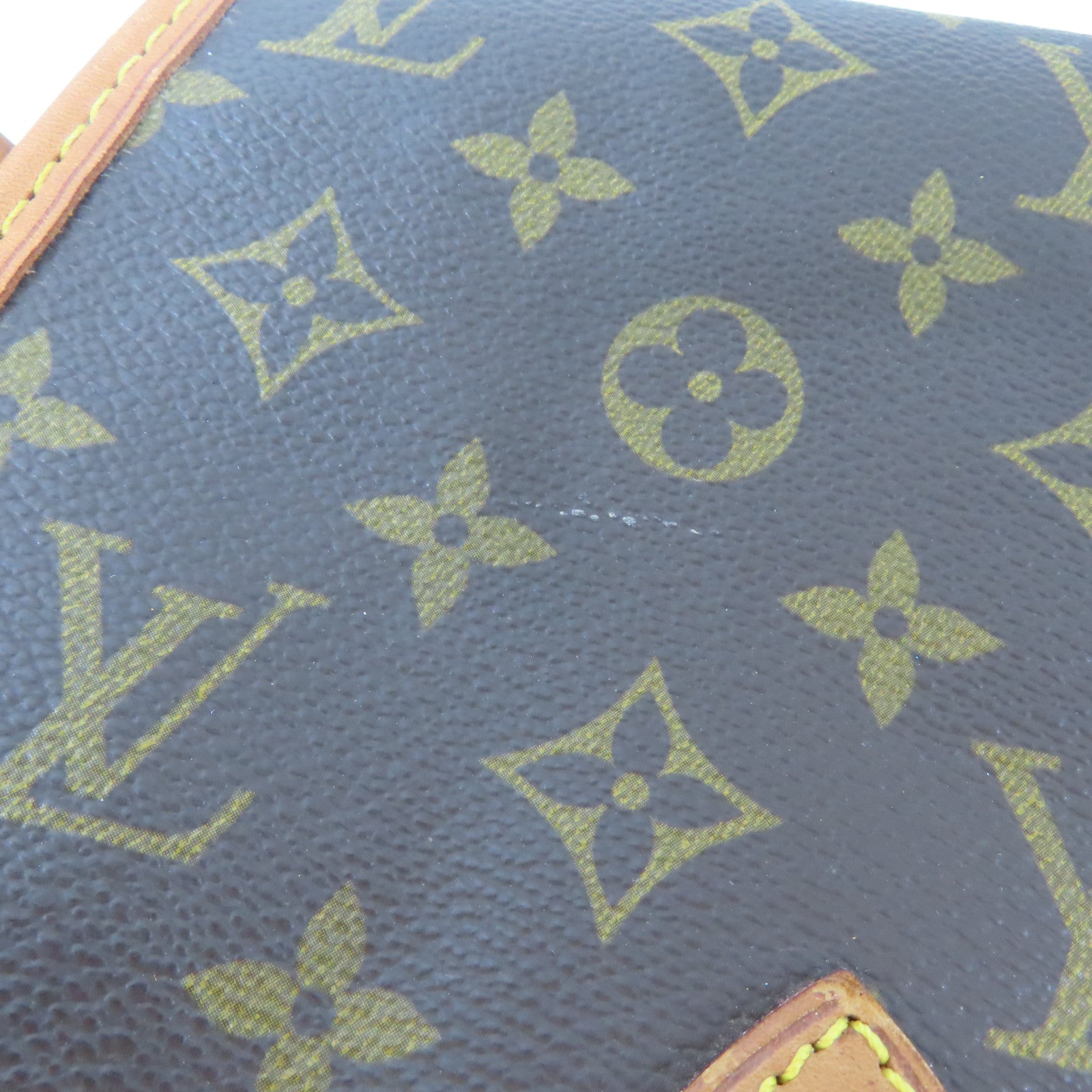 LOUIS VUITTON Monogram Shoulder Bag金扣肩背袋啡色