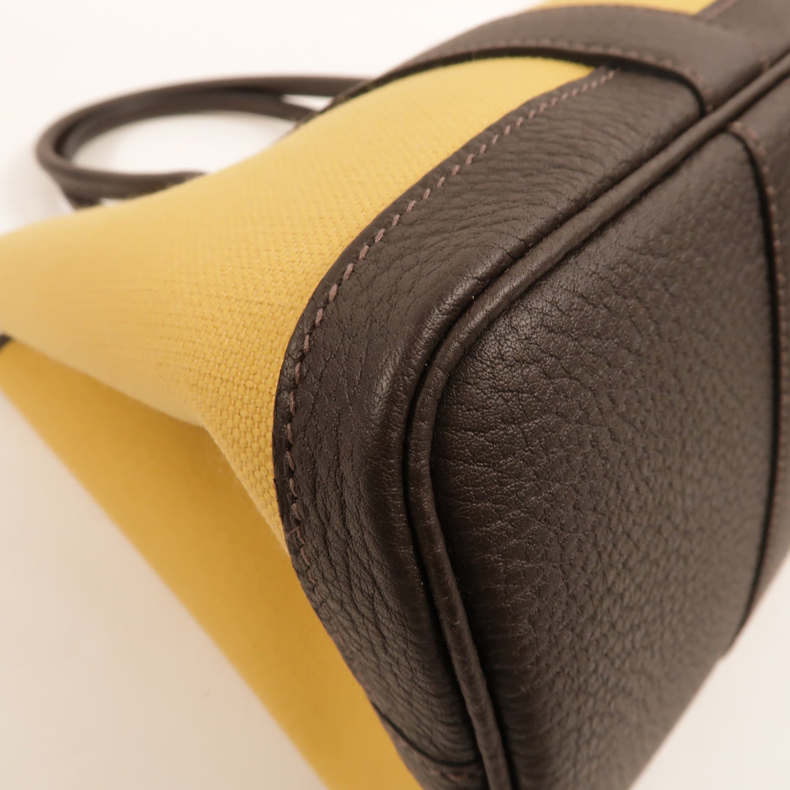 HERMES Toile H Garden Party TPM手挽袋Ebene/Paille