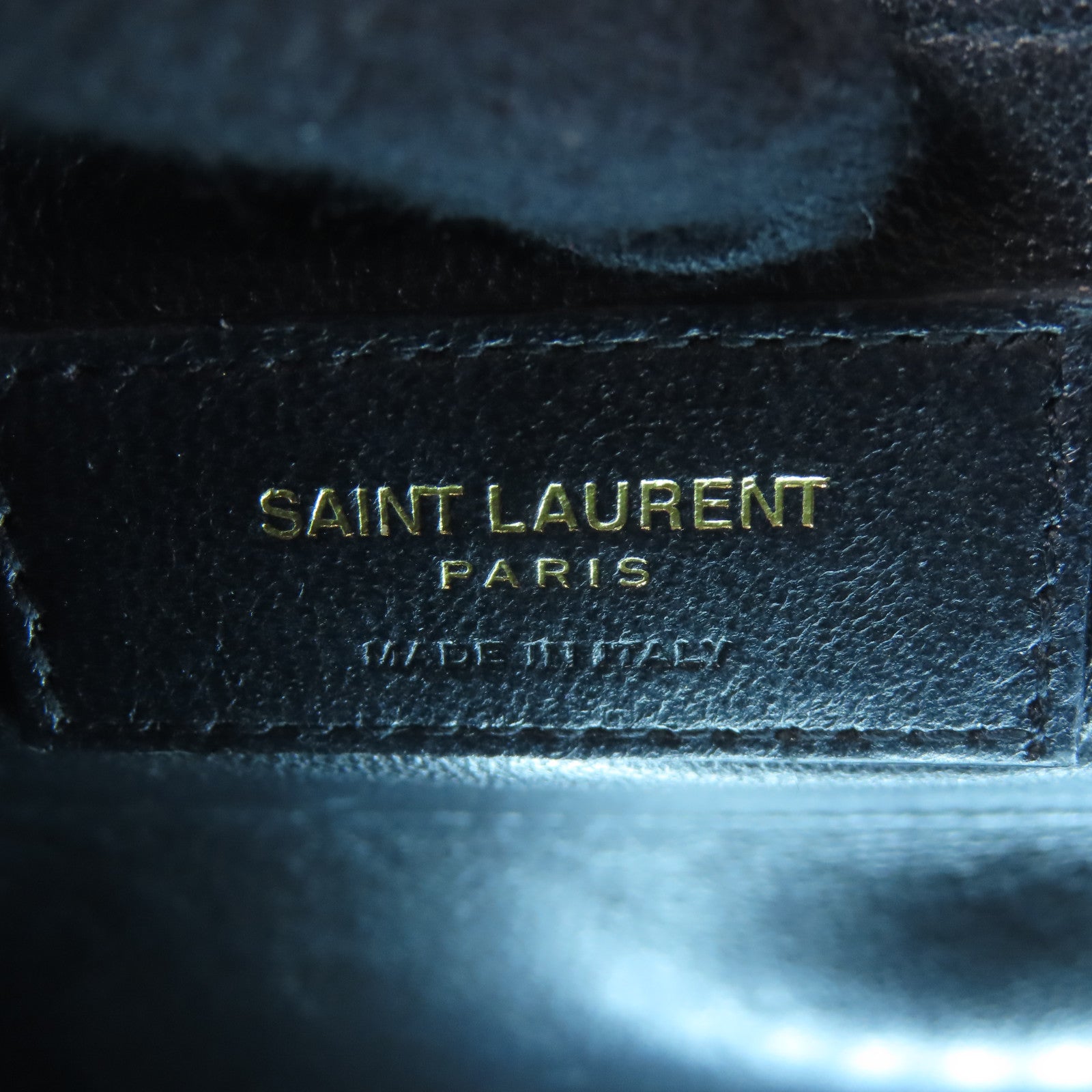 SAINT LAURENT 牛皮皮革Chain Shoulder金扣鏈帶肩背袋