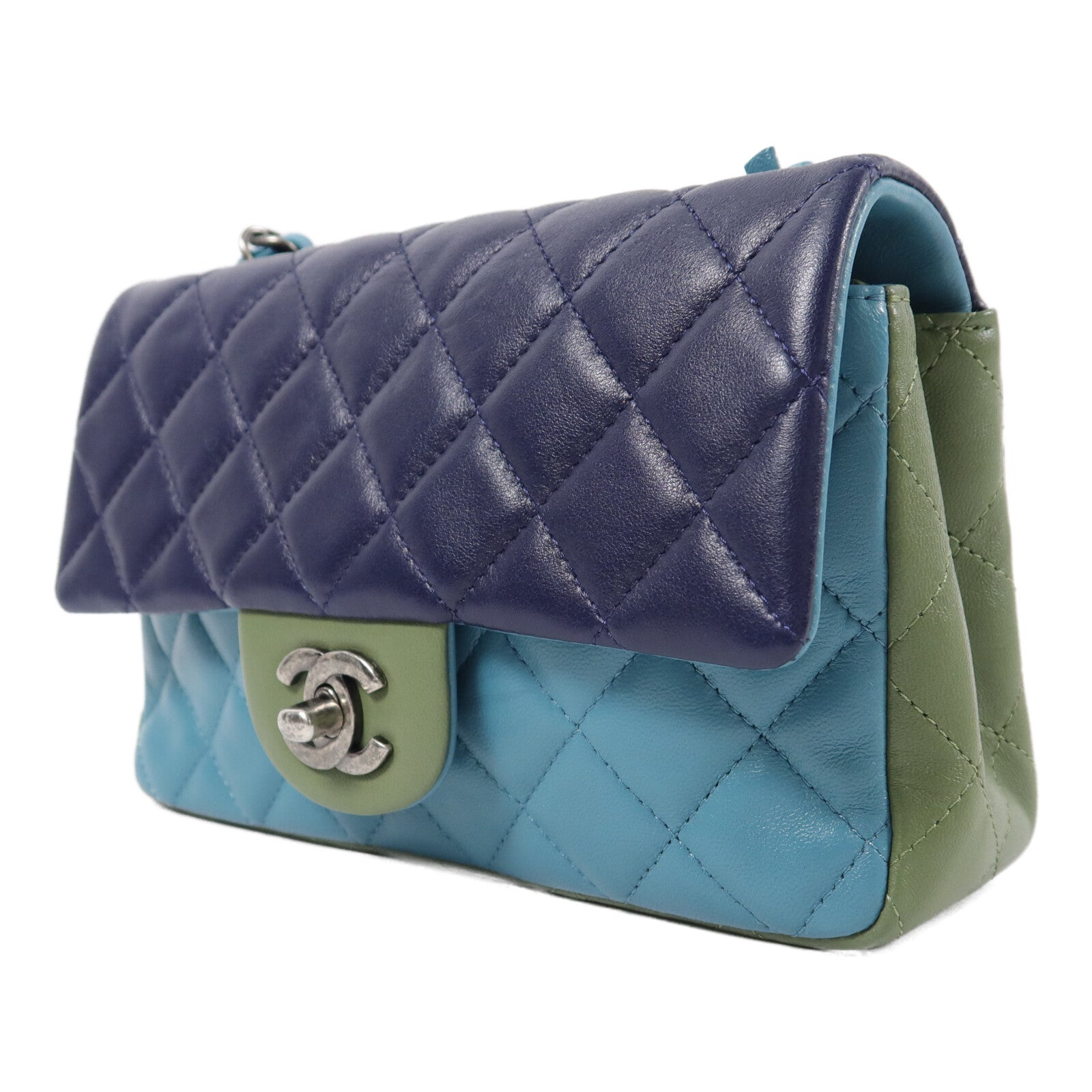 CHANEL 羊皮皮革Mini Classic 20鏈帶肩背袋
