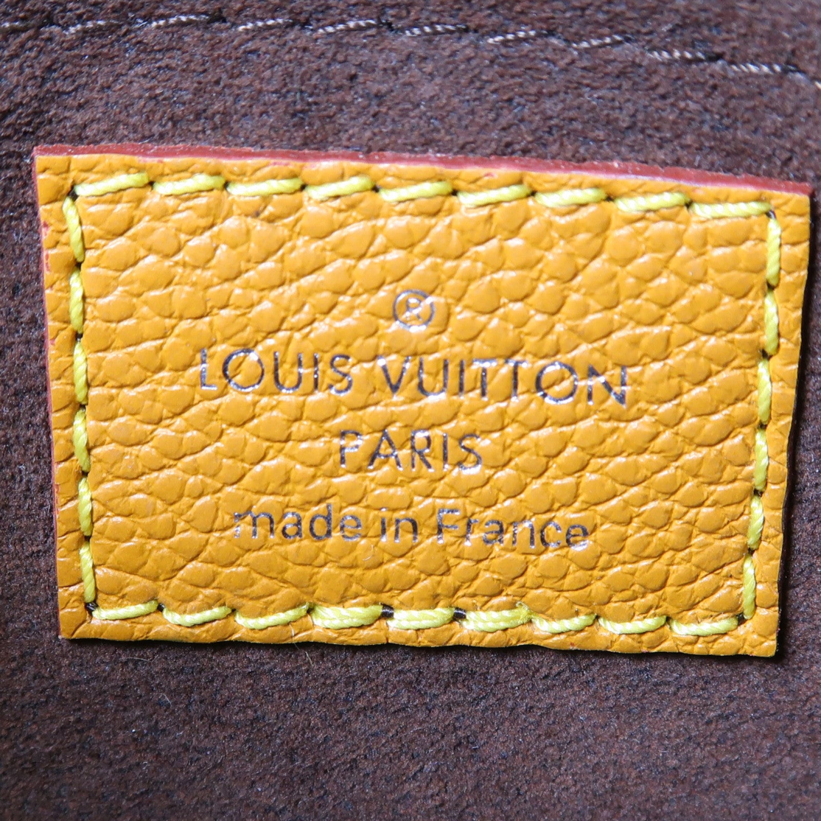 LOUIS VUITTON Epi Marelle銀扣手挽肩背兩用袋橙色