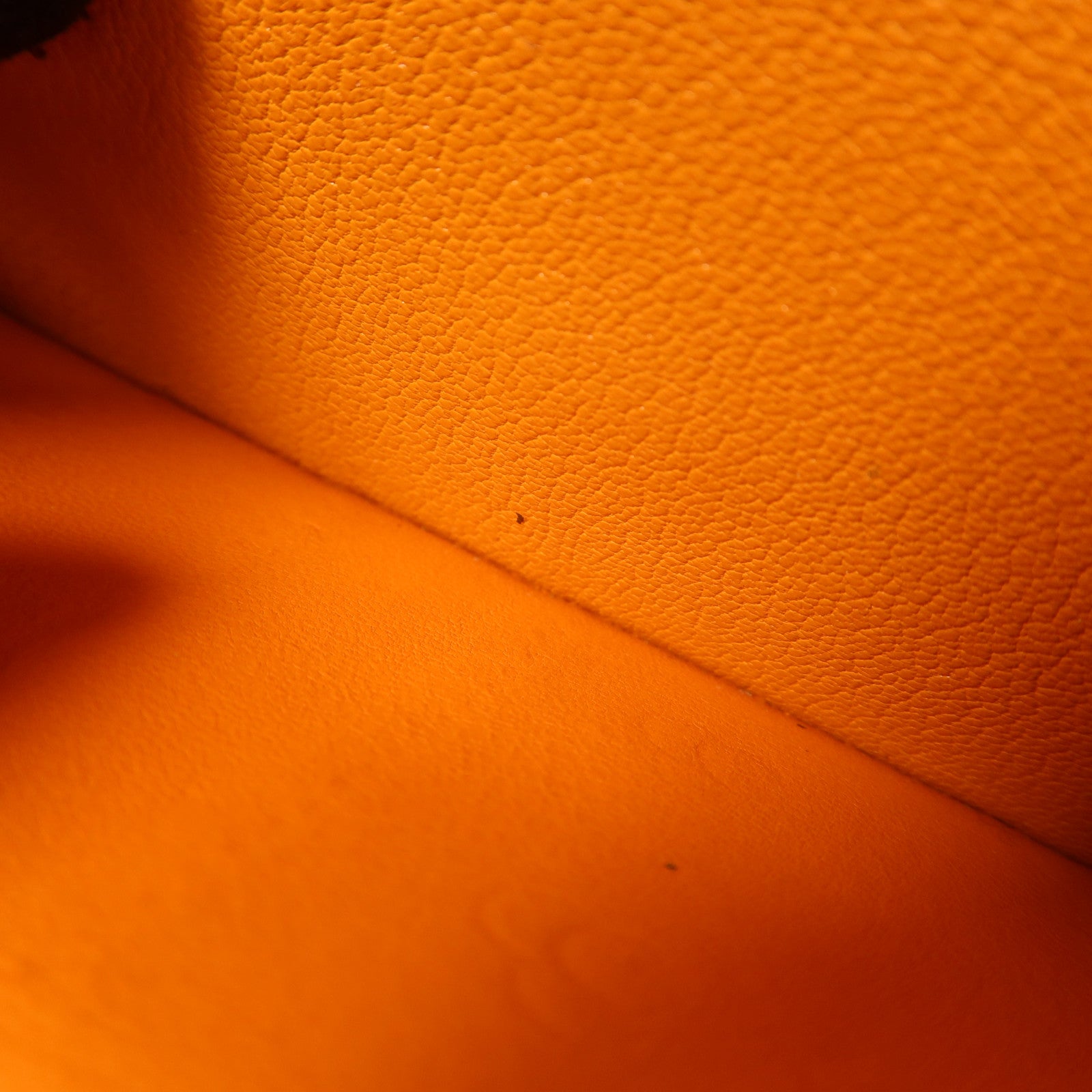 HERMES Chevre皮革Bearn Wallet銀扣長錢包Apricot