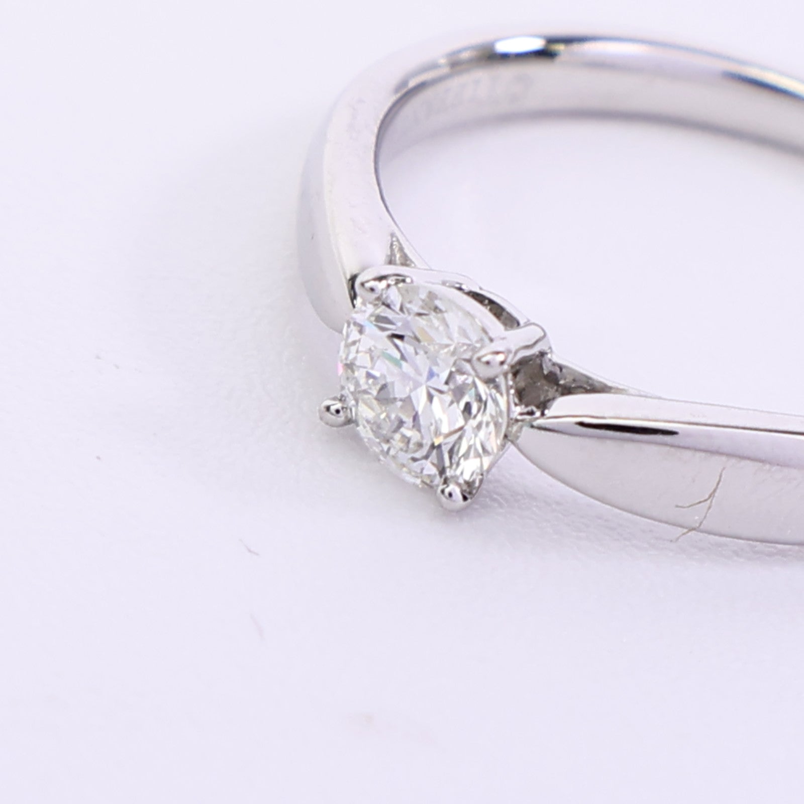 TIFFANY＆CO PT950白金Diamond Ring鑽石戒指