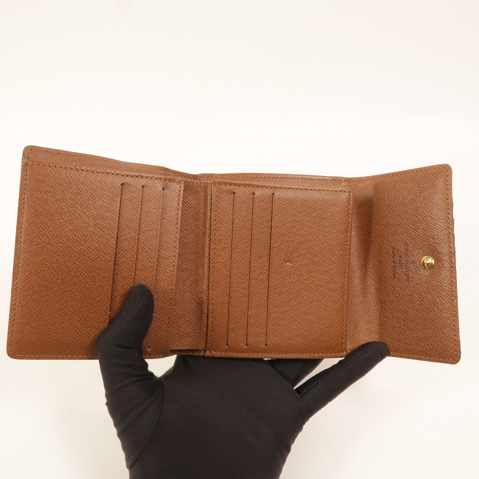 LOUIS VUITTON Monogram Portefeuille Elise Wallet金扣錢包