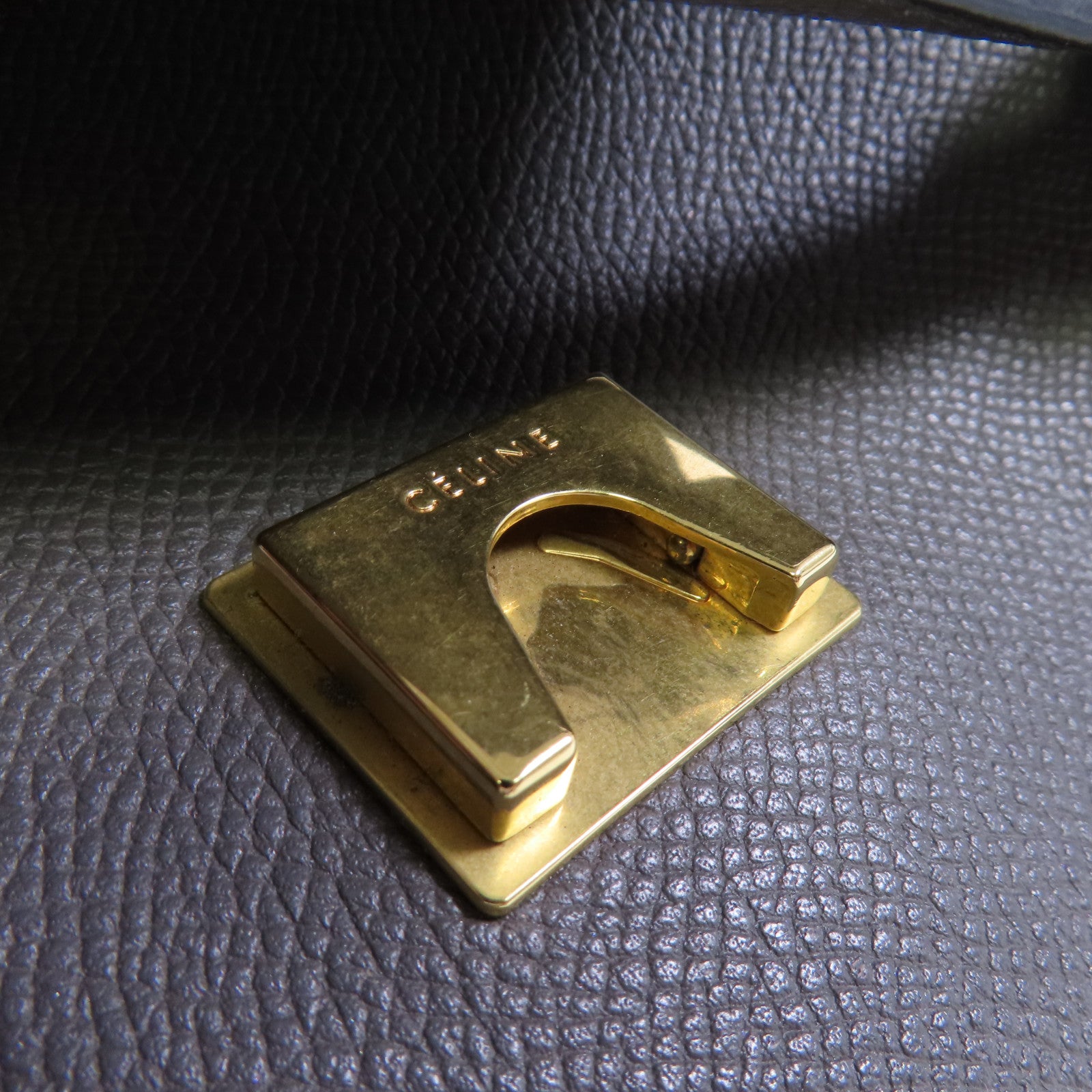 CELINE 牛皮皮革Belt Bag金扣手挽肩背兩用袋