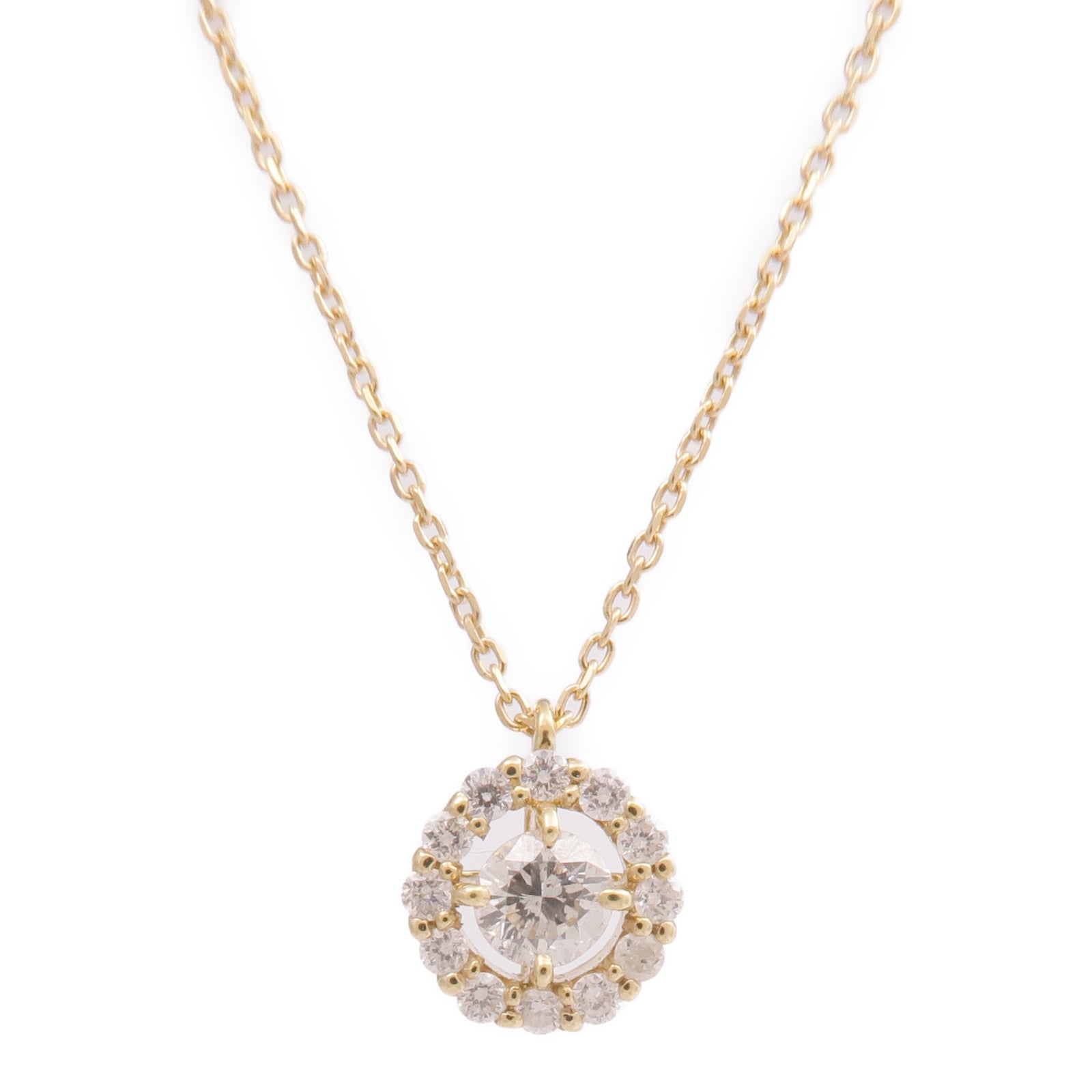 JEWELRY 18K黃金Diamond Necklace鑽石項鍊