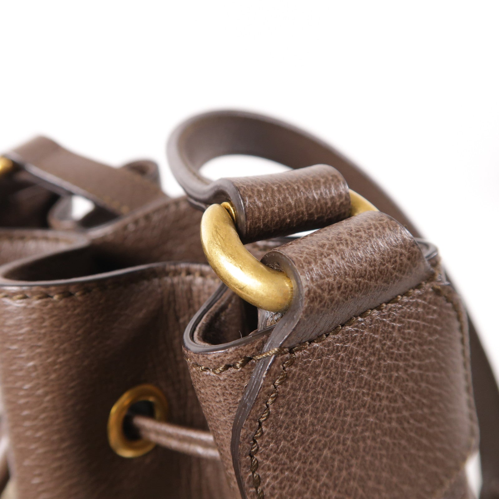 GUCCI 塗層帆布Shoulder Bag金扣肩背袋