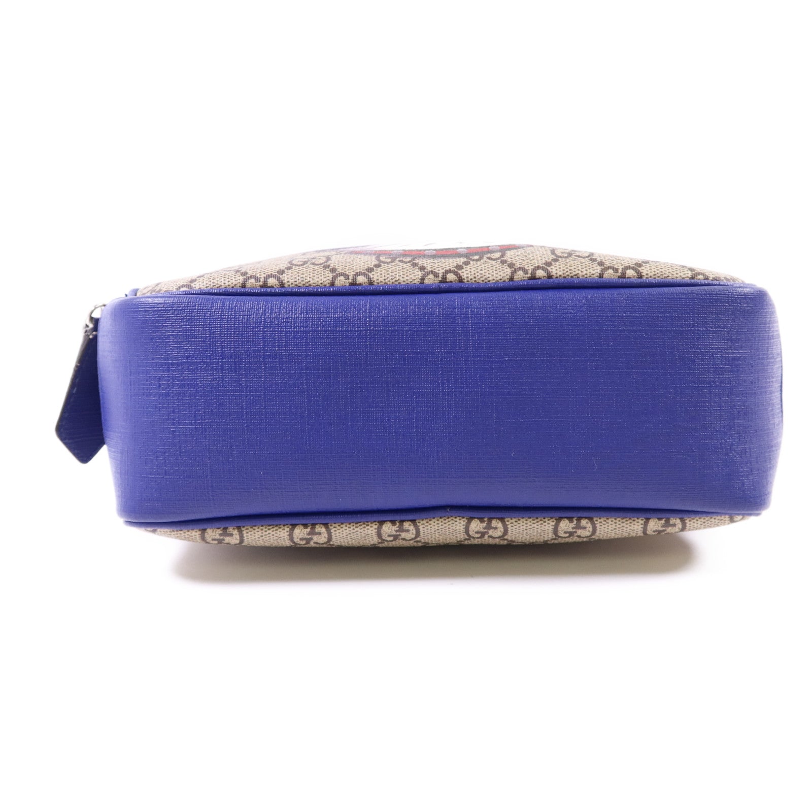 GUCCI 塗層帆布GG Supreme Dog Printed Bag銀扣肩背袋432688