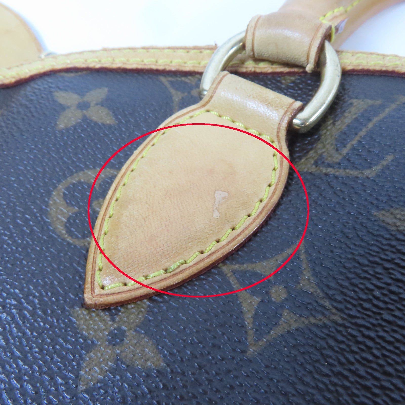 LOUIS VUITTON Monogram Lockit金扣手挽袋啡色