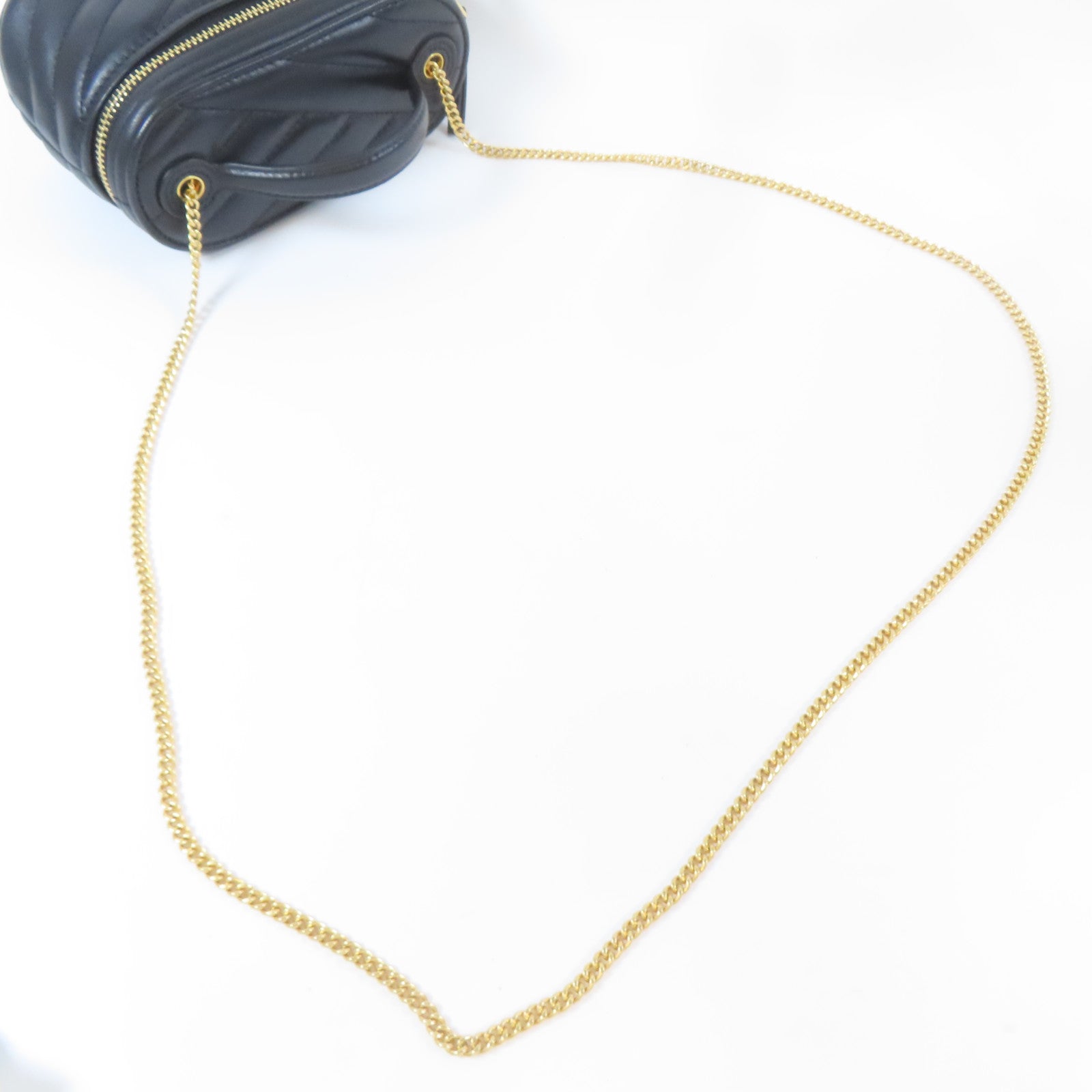 Tory Burch 羊皮皮革2 Way Chain Shoulder Bag金扣鏈帶手挽肩背兩用袋黑色
