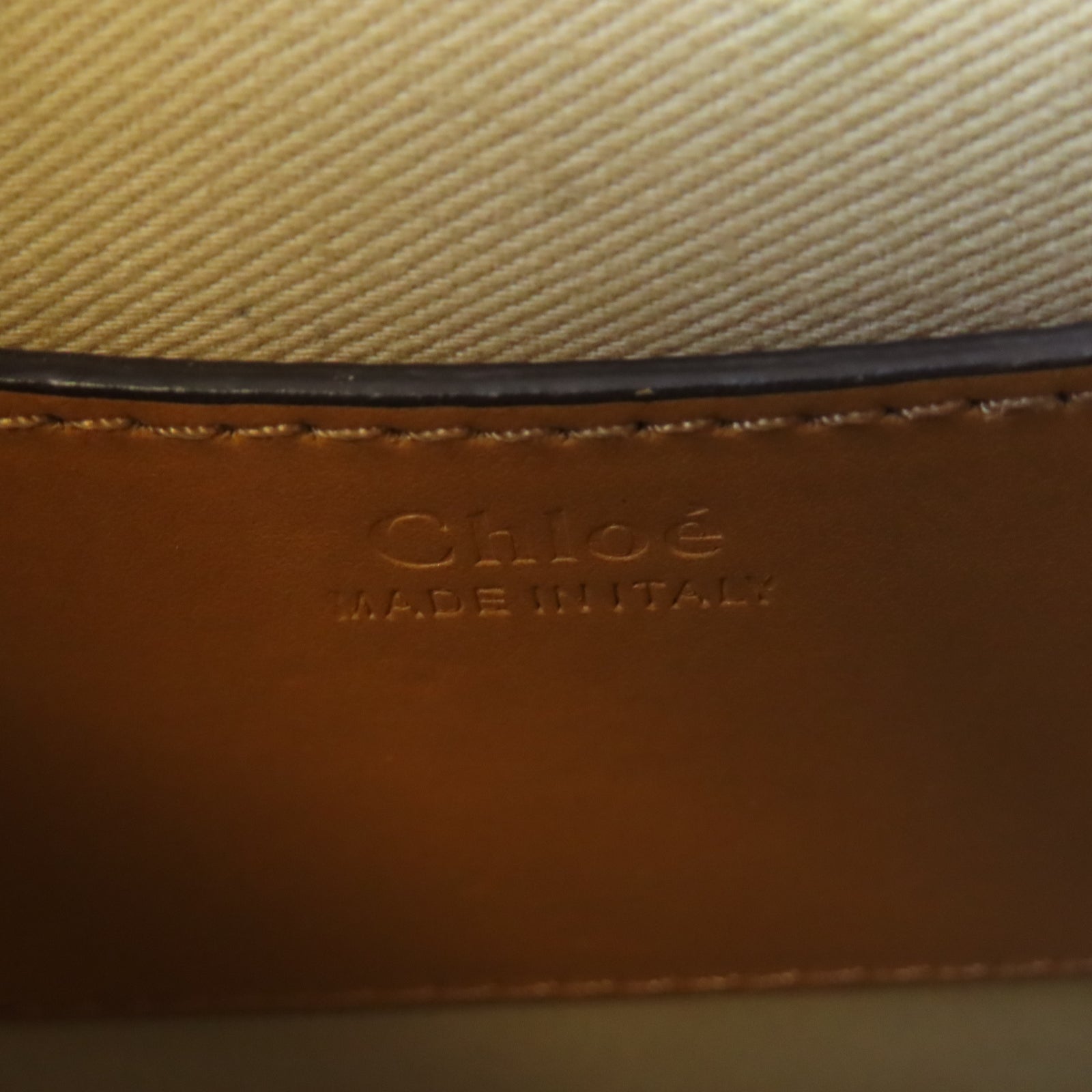Chloe 牛皮皮革Multiclour Python Small金扣手挽肩背兩用袋啡色/藍色