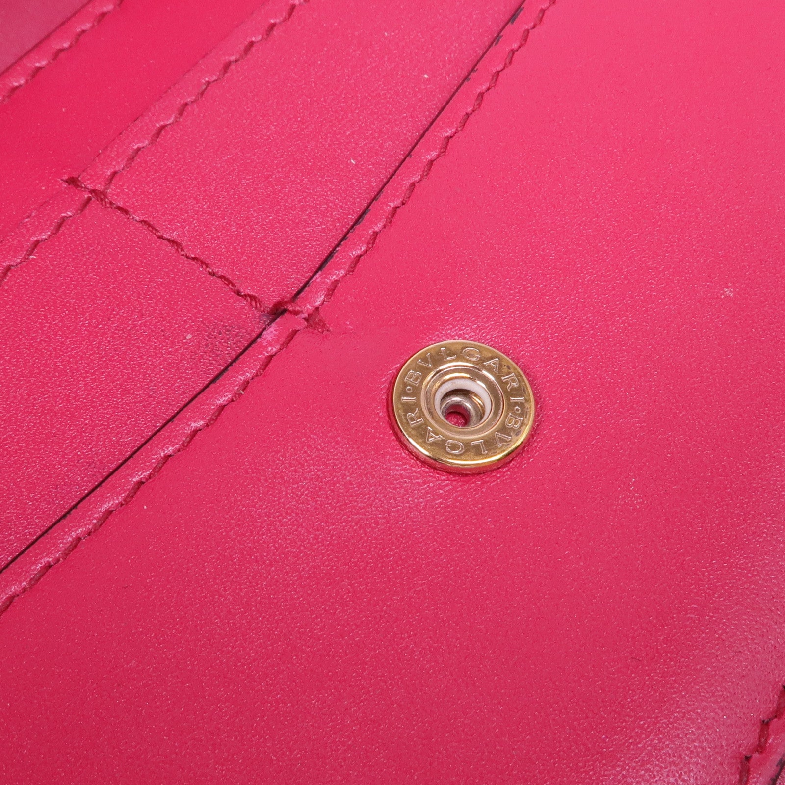 BVLGARI 牛皮皮革Serpenti Forever Wallet金扣長錢包