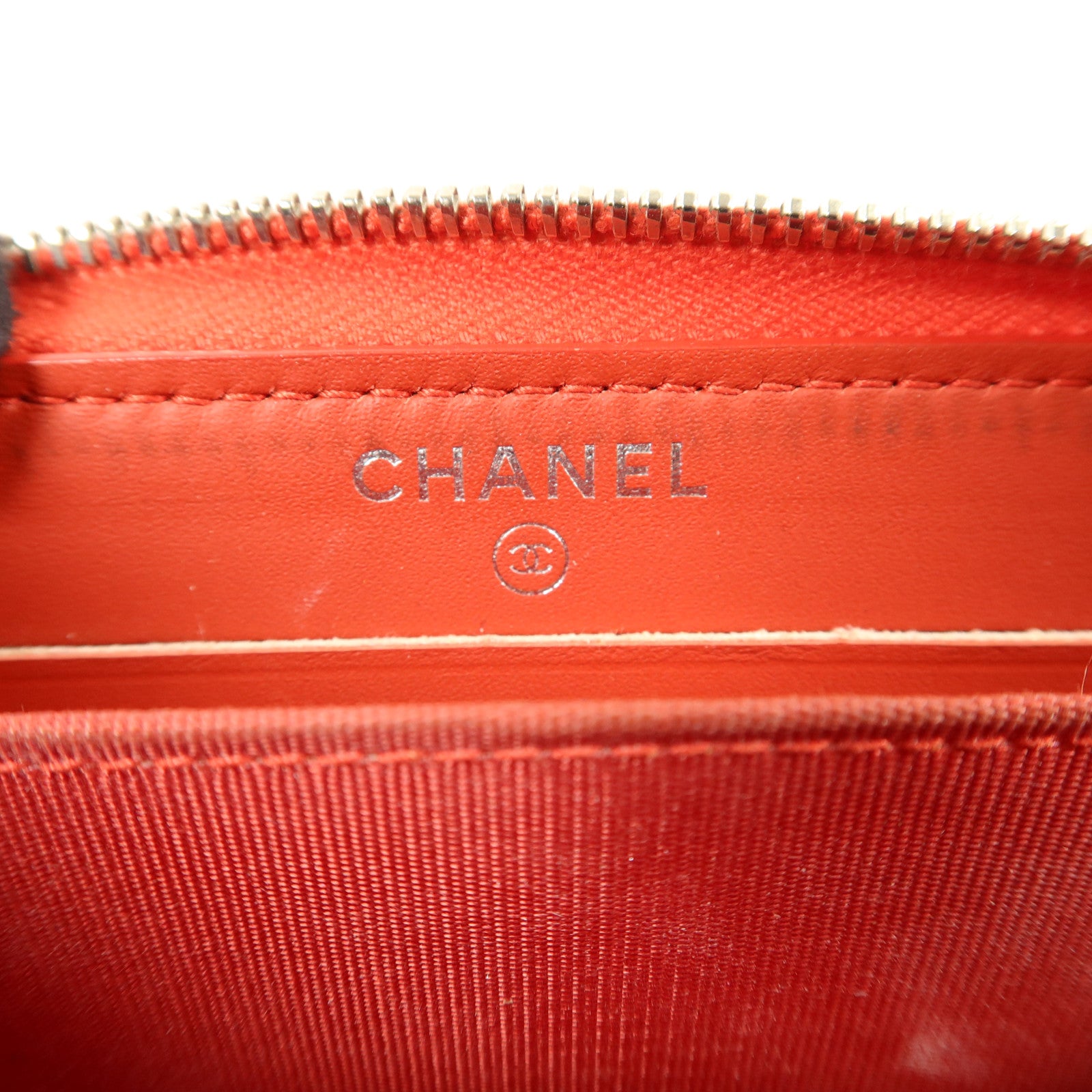 CHANEL 牛皮皮革Zipper Wallet錢包