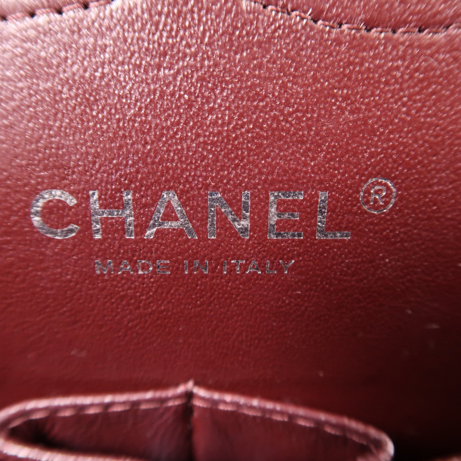 CHANEL 【激減優惠】牛皮皮革Large Classic銀扣鏈帶肩背袋