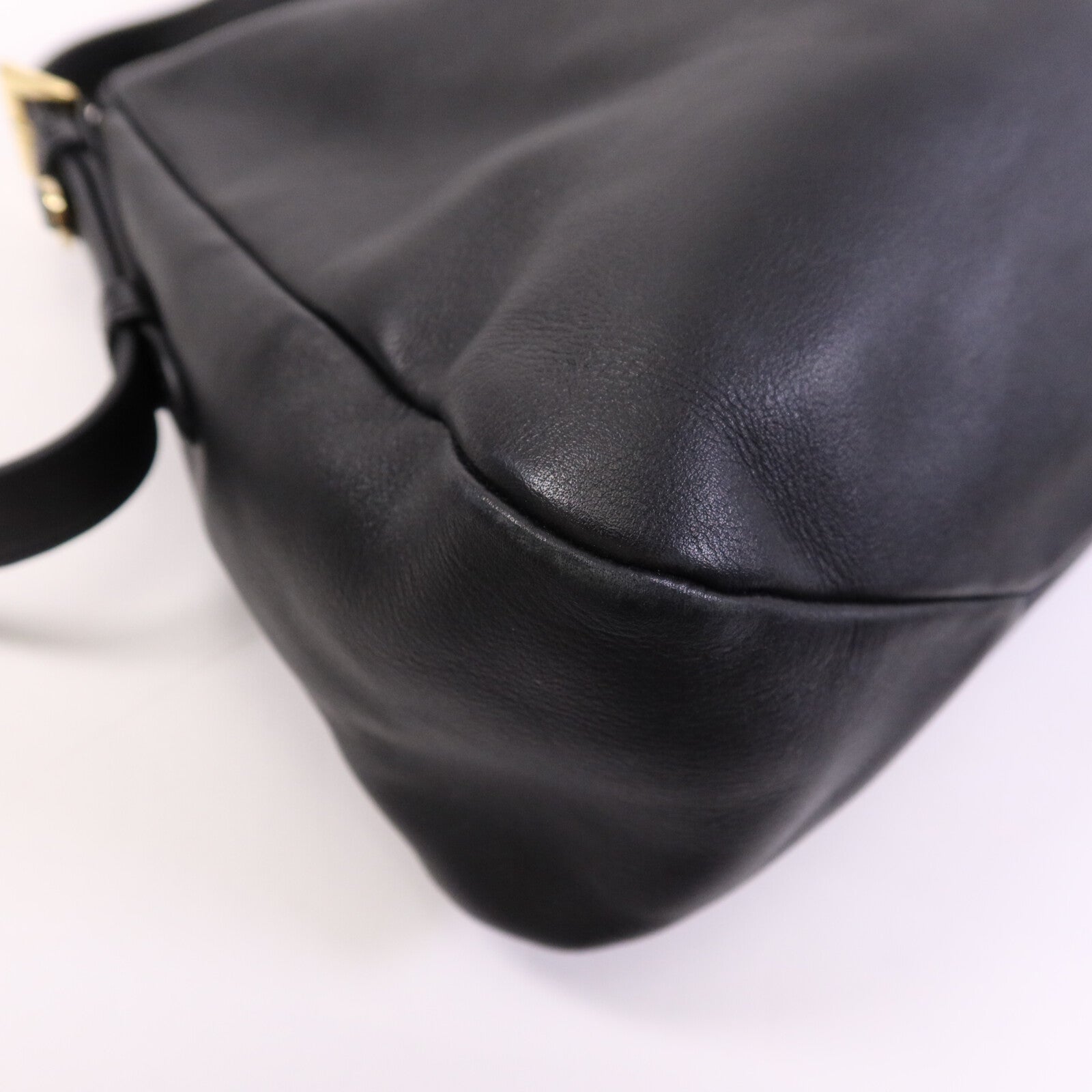 PRADA 【激減優惠】羊皮皮革Aimee金扣肩背袋