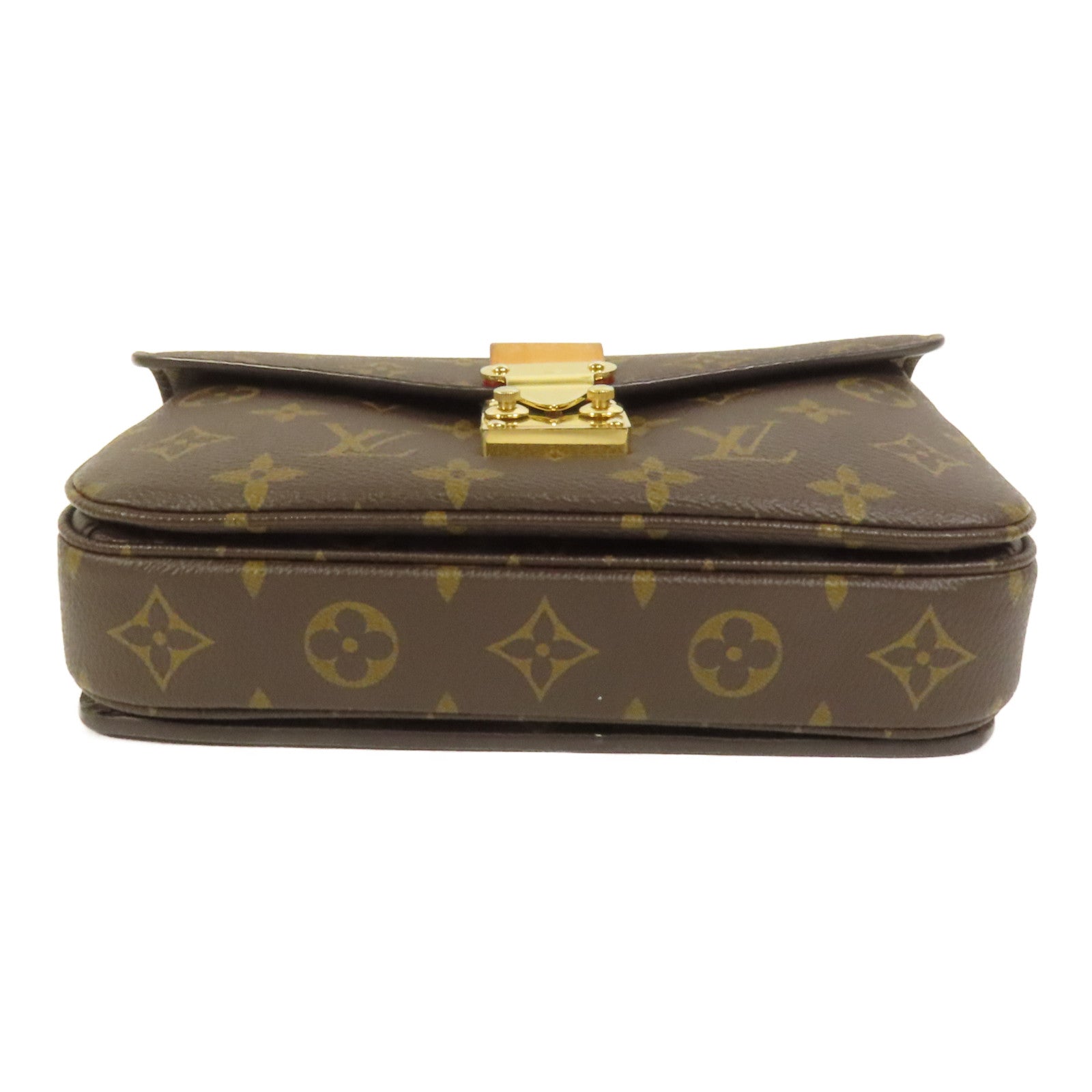 LOUIS VUITTON Monogram Pochette Metis East West金扣手挽肩背兩用袋