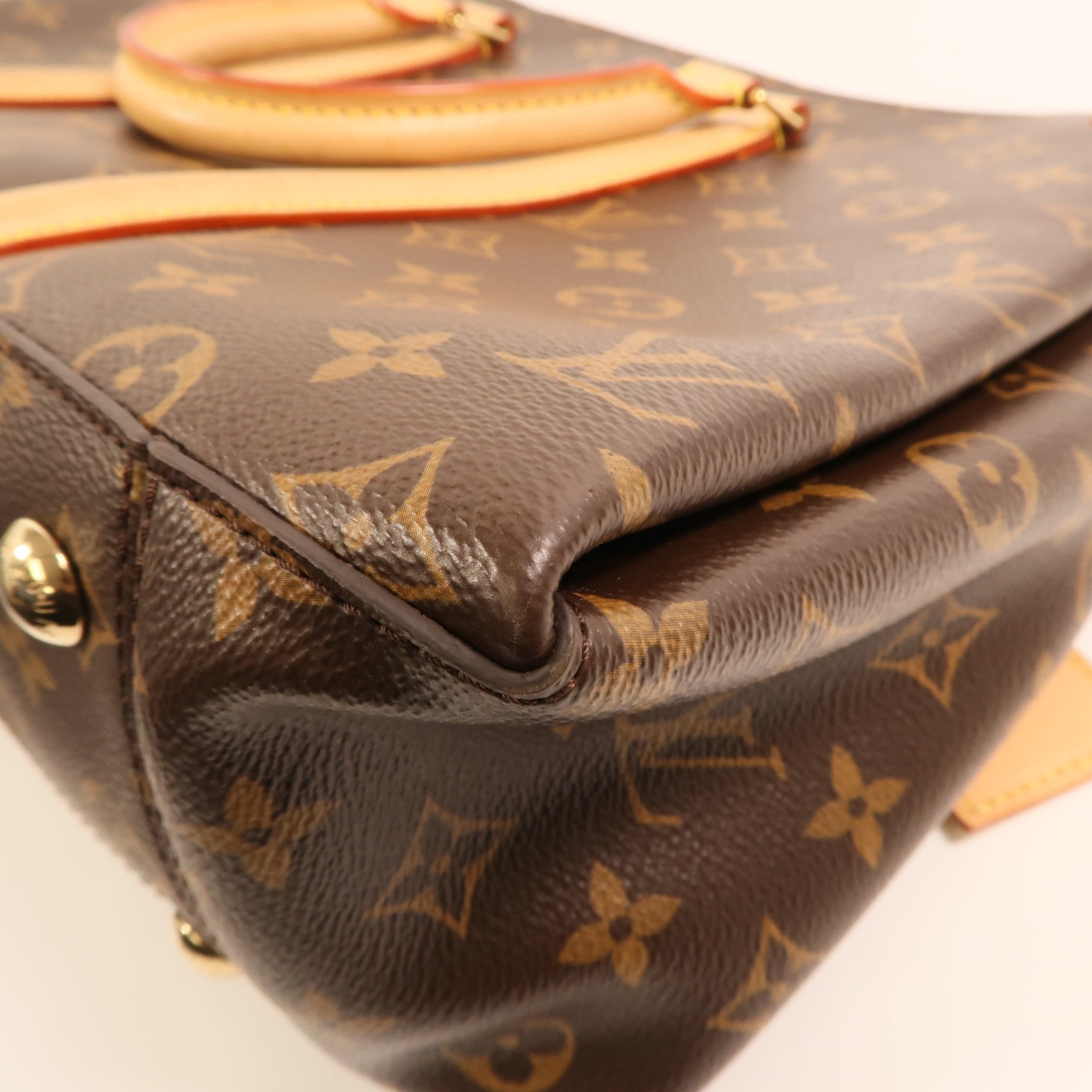 LOUIS VUITTON Monogram Soufflot MM金扣手挽肩背兩用袋