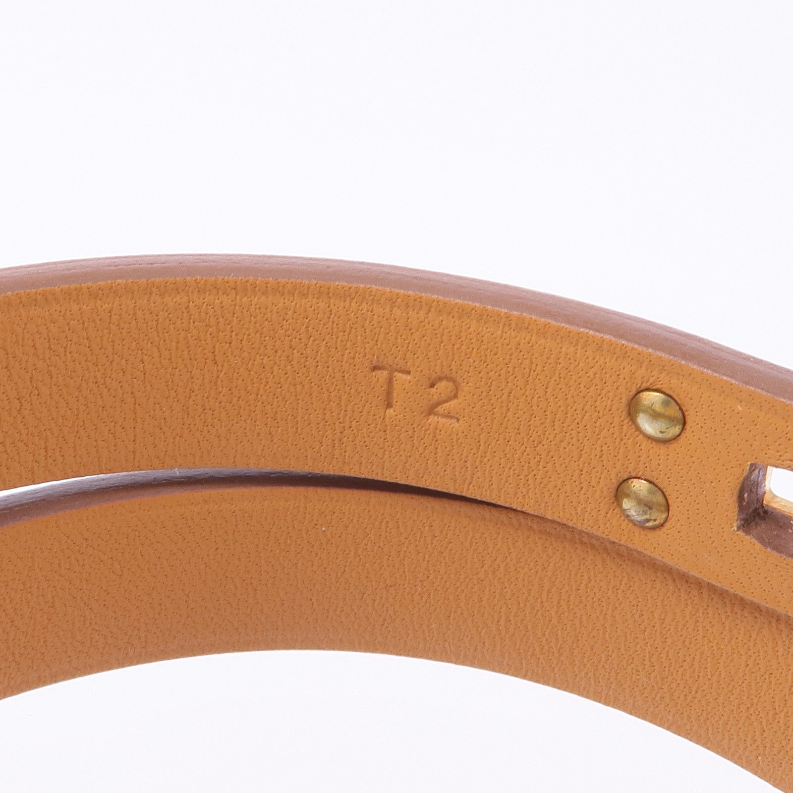 HERMES Swift皮革Mini Kelly Double Tour Bracelet金扣手帶