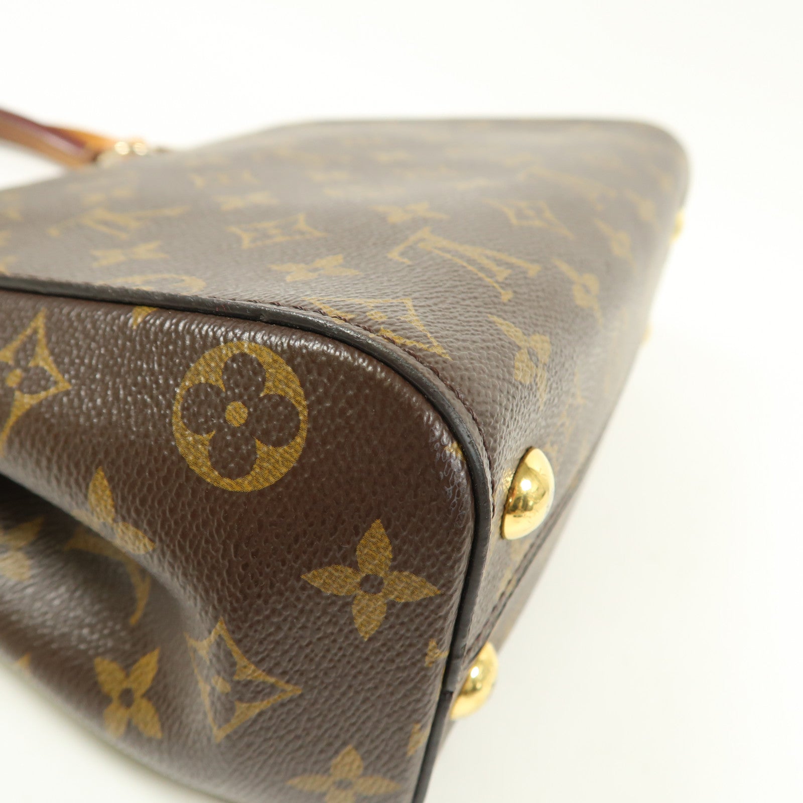 LOUIS VUITTON Monogram Cluny BB金扣手挽肩背兩用袋
