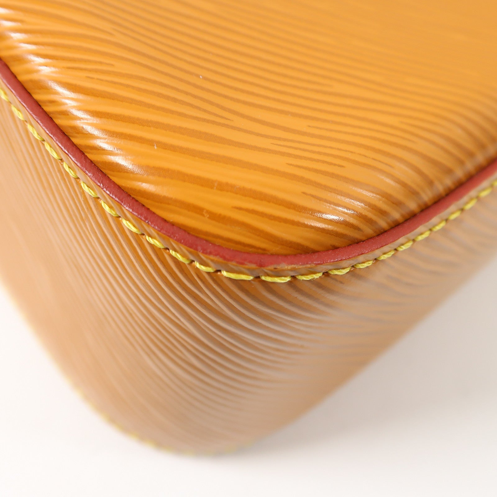 LOUIS VUITTON Epi Marelle銀扣手挽肩背兩用袋橙色