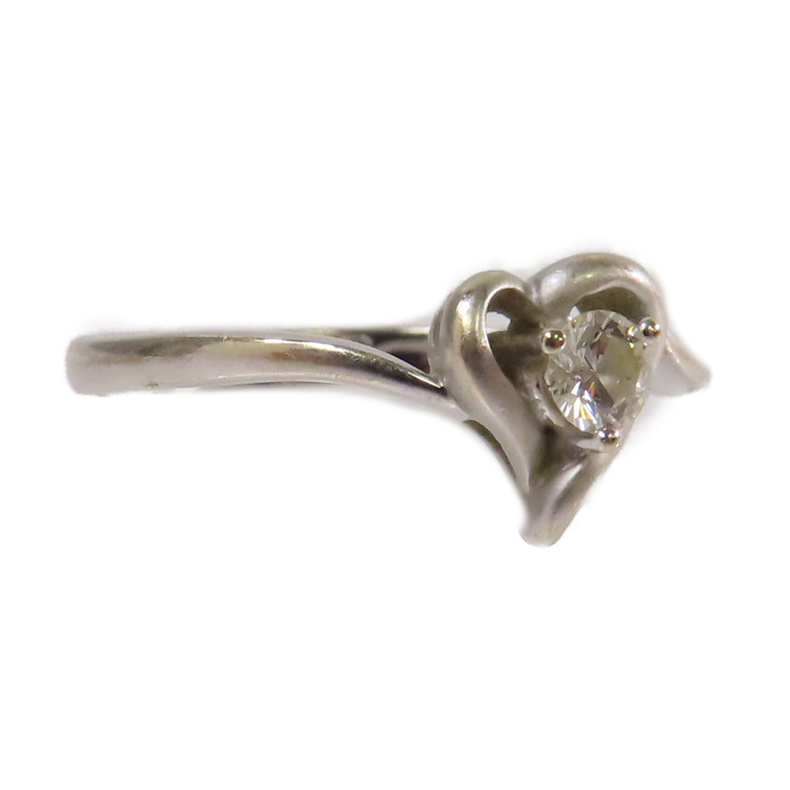 JEWELRY 【激減優惠】18K白金/0.12ct鑽石Diamond Ring戒指US#6