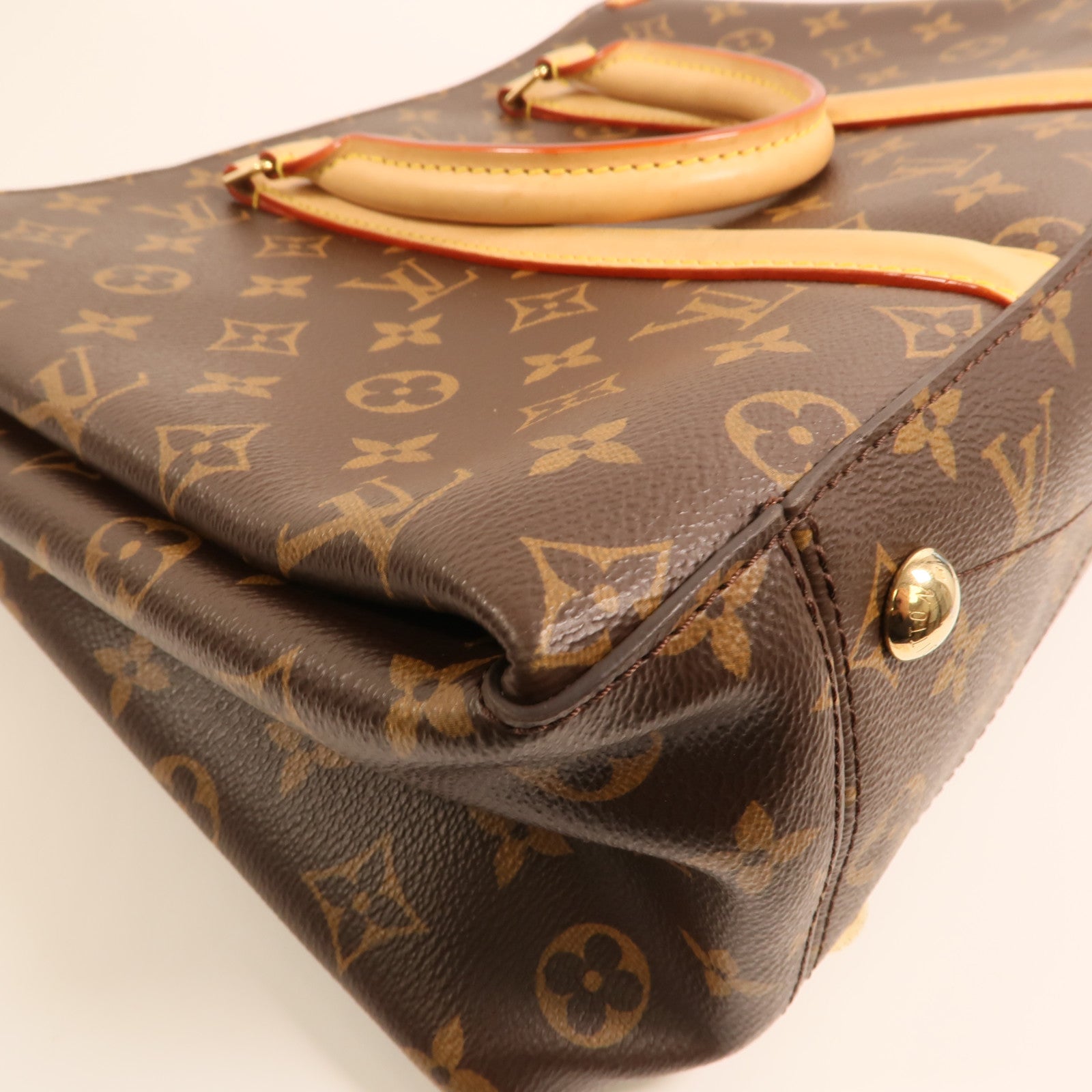 LOUIS VUITTON Monogram Soufflot MM金扣手挽肩背兩用袋