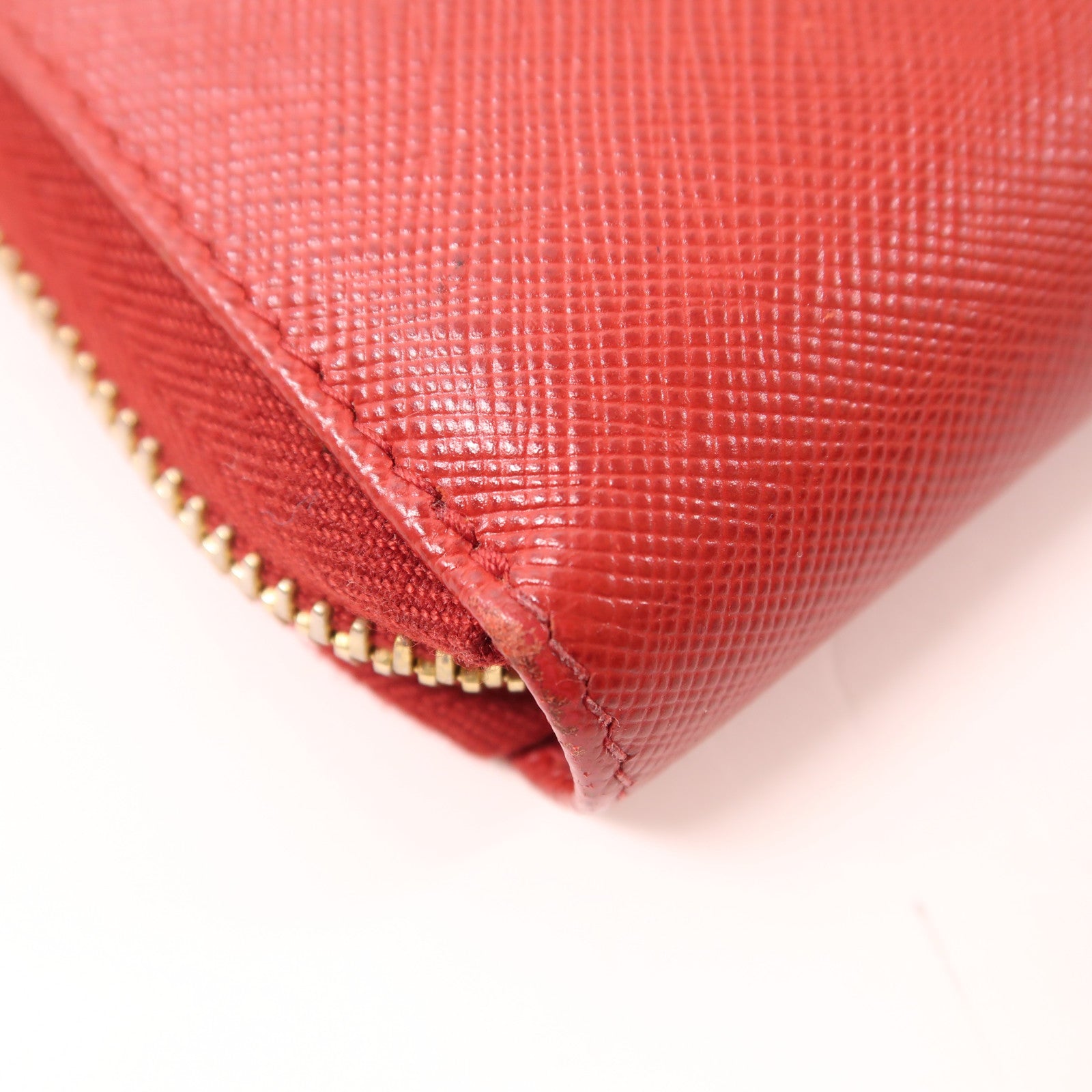 PRADA 【激減優惠】Saffiano皮革Long Wallet金扣長錢包