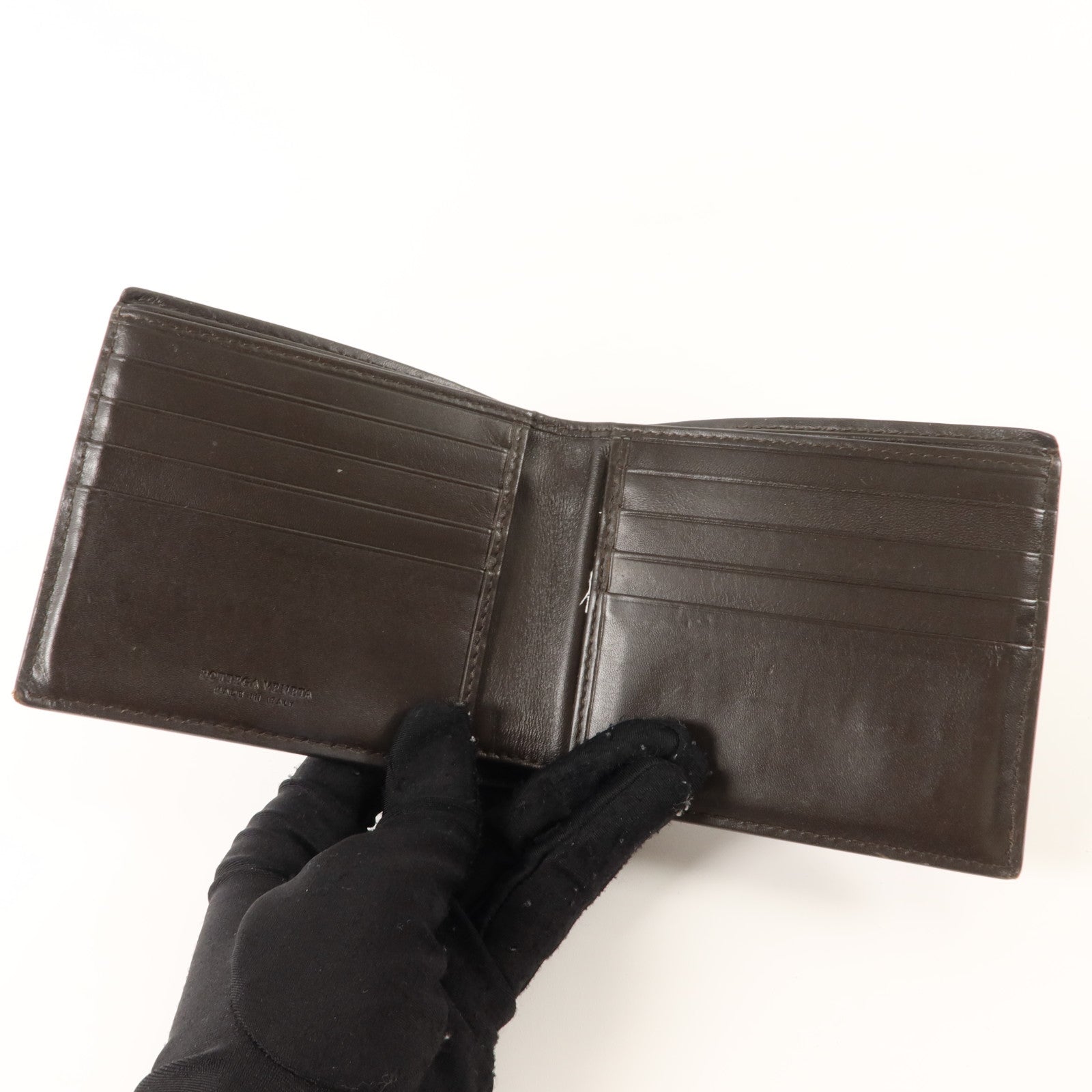 BOTTEGA VENETA 羊皮皮革Bifold Wallet錢包