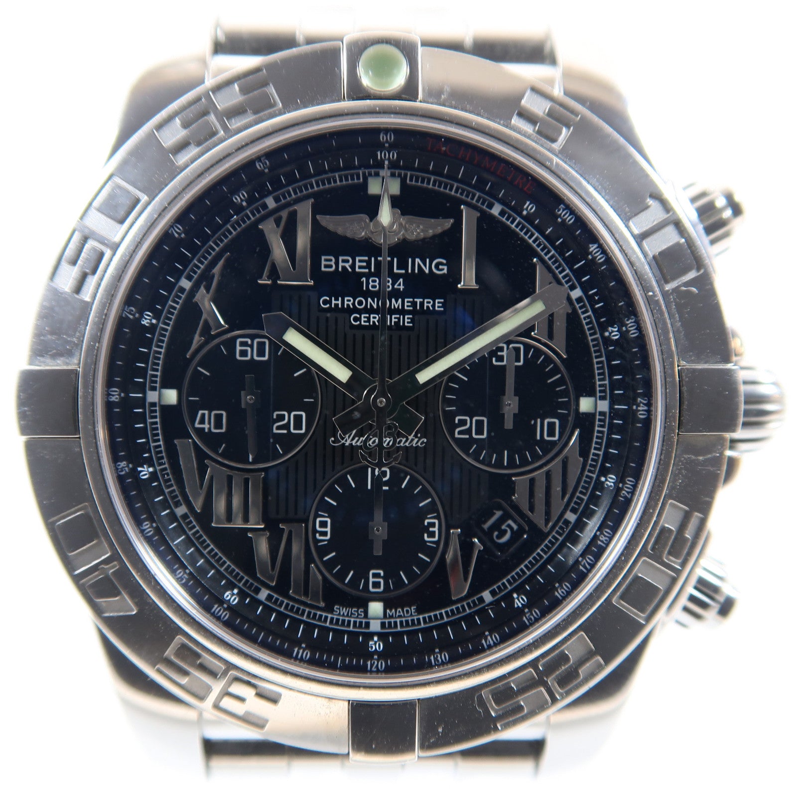 BREITLING Chronomat不鏽鋼手錶自動機芯黑色