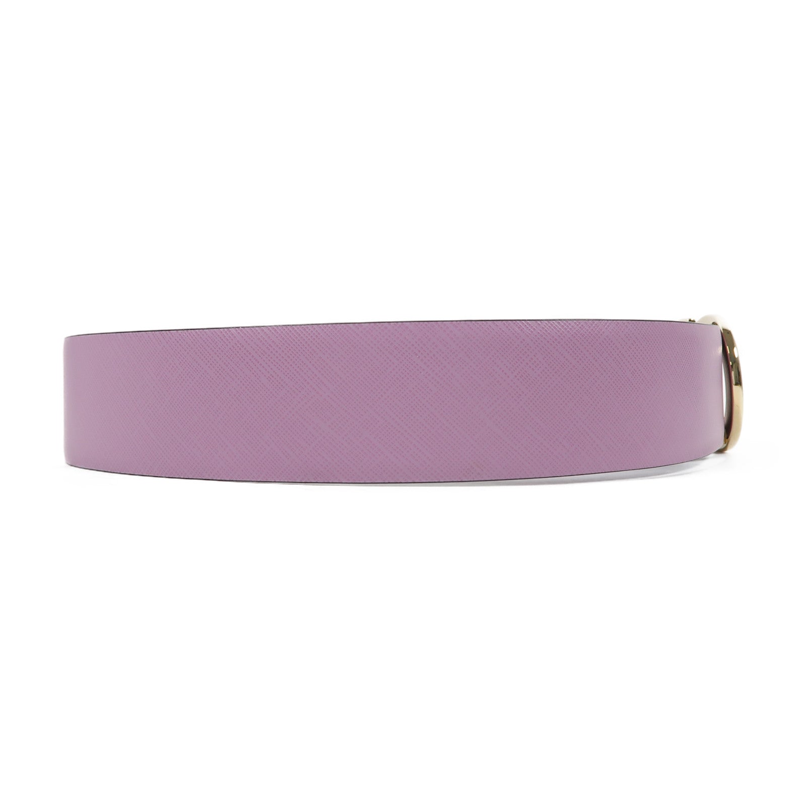 Salvatore Ferragamo 牛皮皮革Belt金扣皮帶紫色