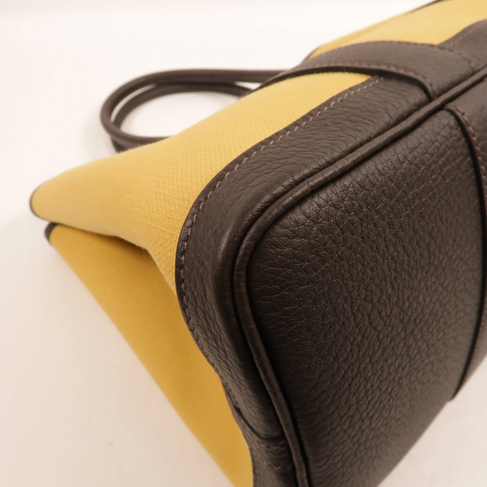 HERMES Toile H Garden Party TPM手挽袋Ebene/Paille