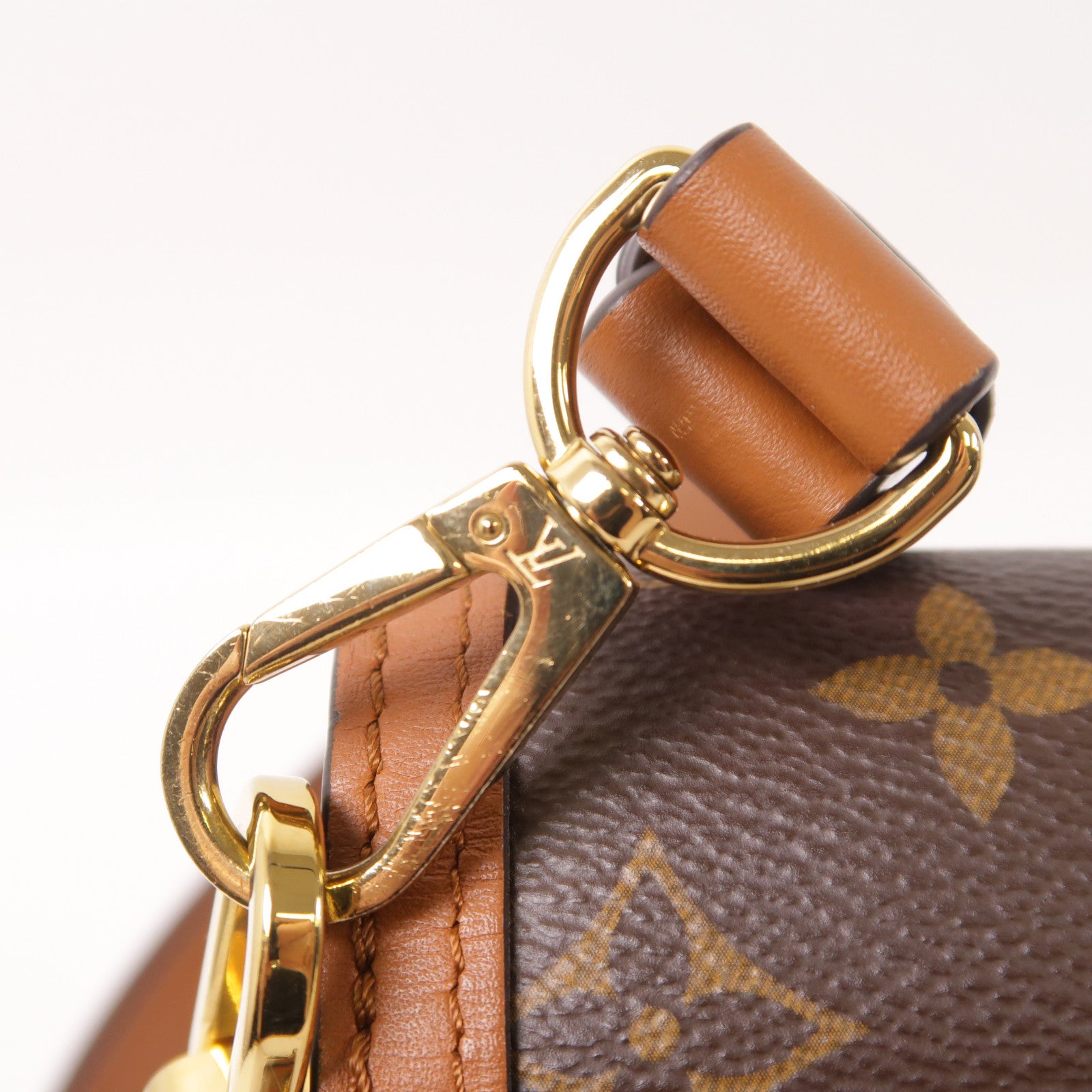 LOUIS VUITTON Monogrqam Reverse Mini Dauphine肩背袋棕色