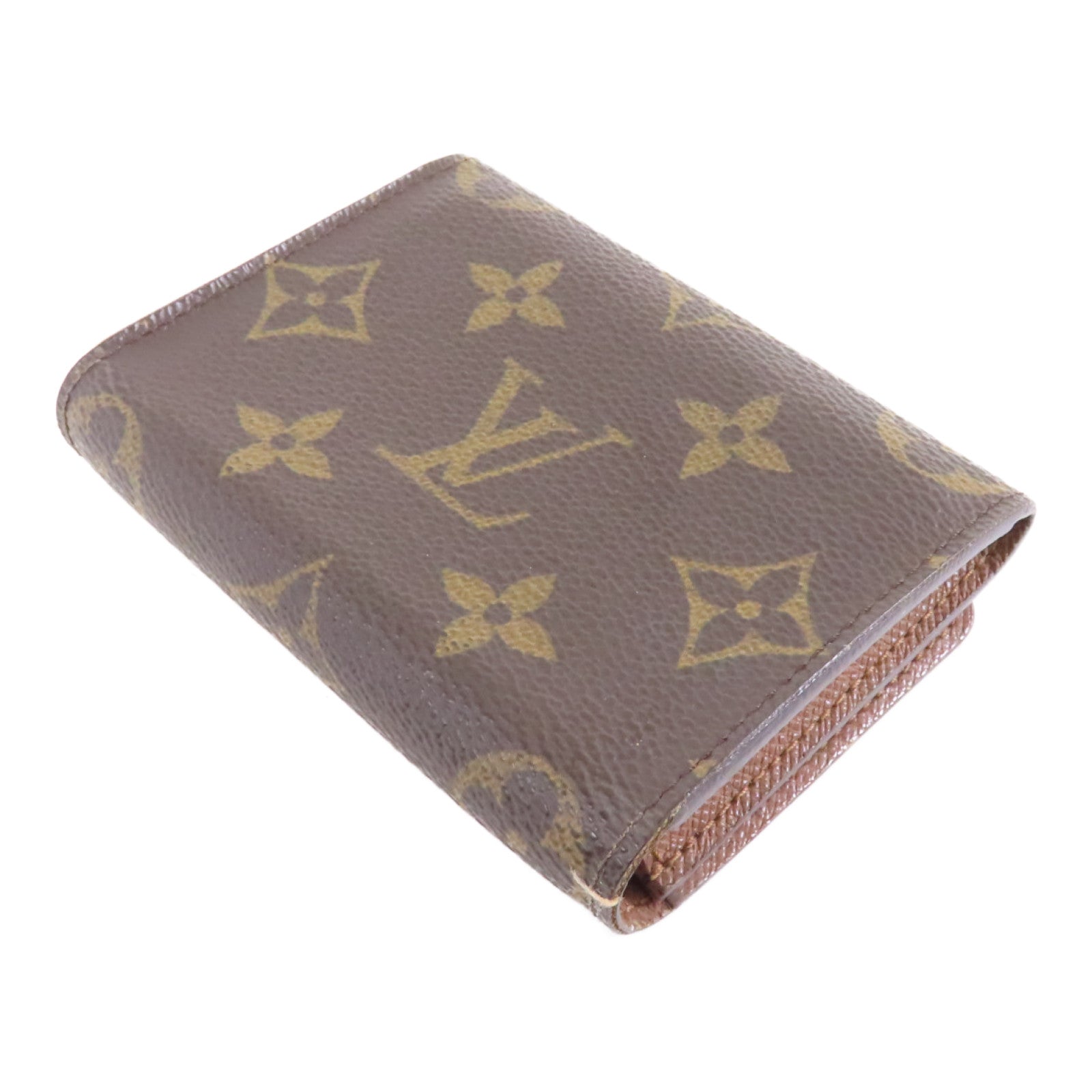 LOUIS VUITTON Monogram Card Case卡片套棕色