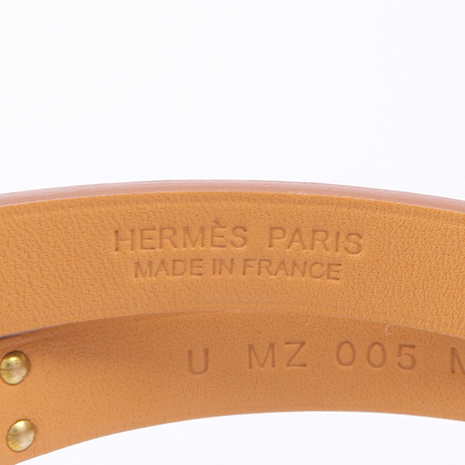 HERMES Swift皮革Mini Kelly Double Tour Bracelet金扣手帶