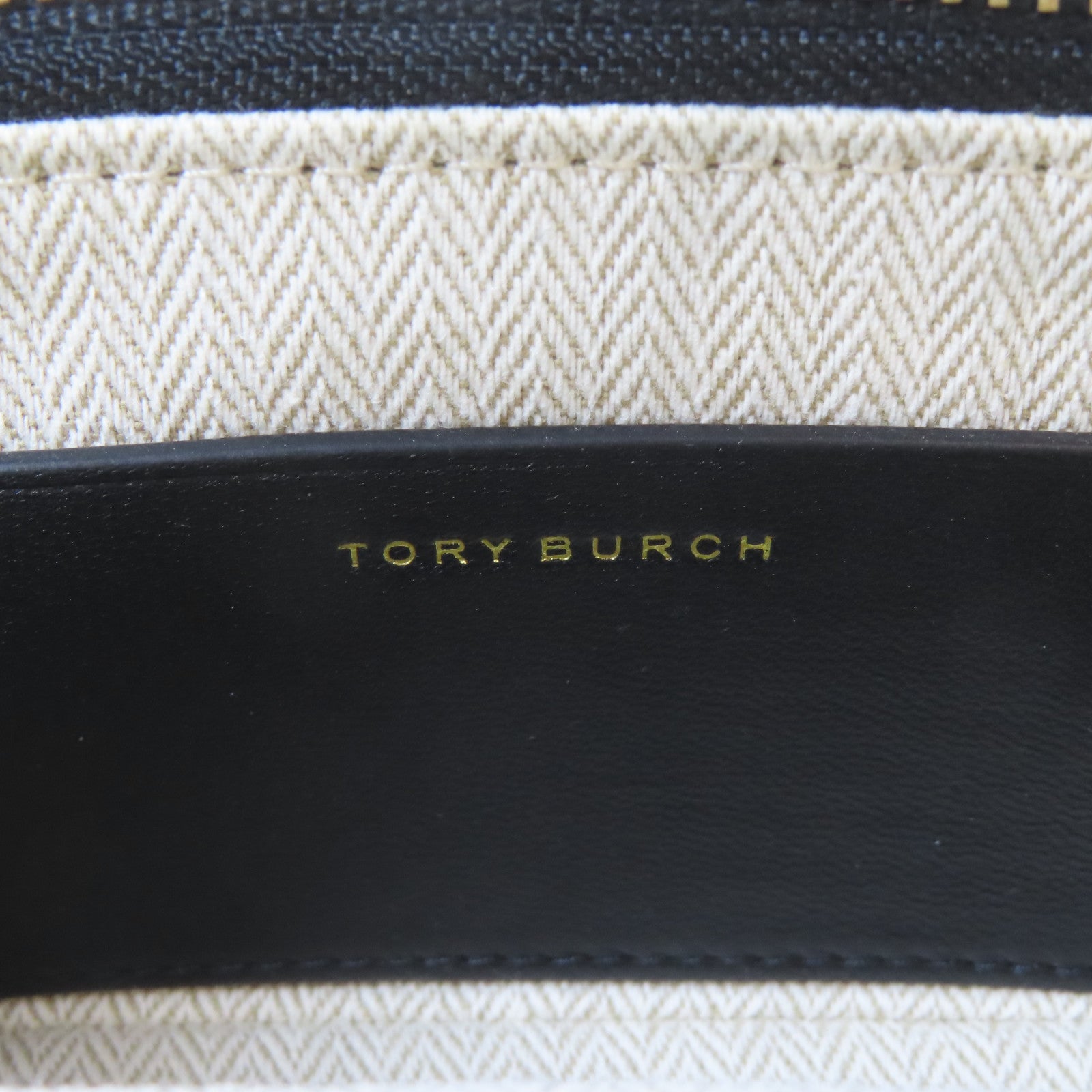 Tory Burch 羊皮皮革2 Way Chain Shoulder Bag金扣鏈帶手挽肩背兩用袋黑色
