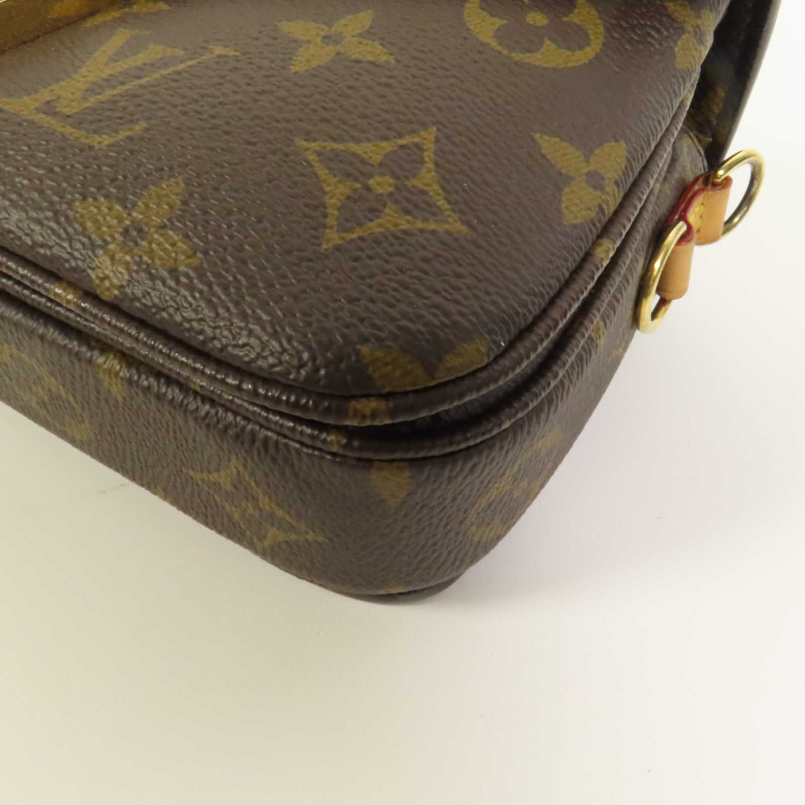 LOUIS VUITTON Monogram Pochette Metis East West金扣手挽肩背兩用袋
