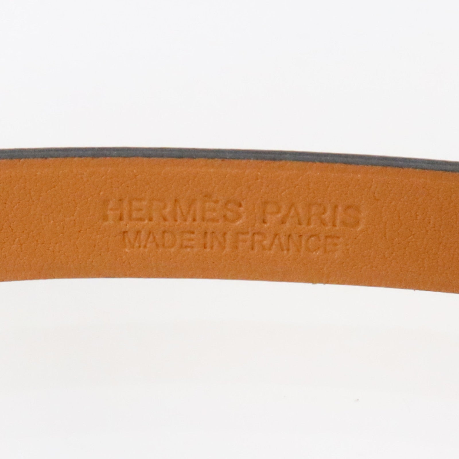HERMES Swift皮革Medor Infini Double Tour Bracelet銀扣手鏈Black/Fauve