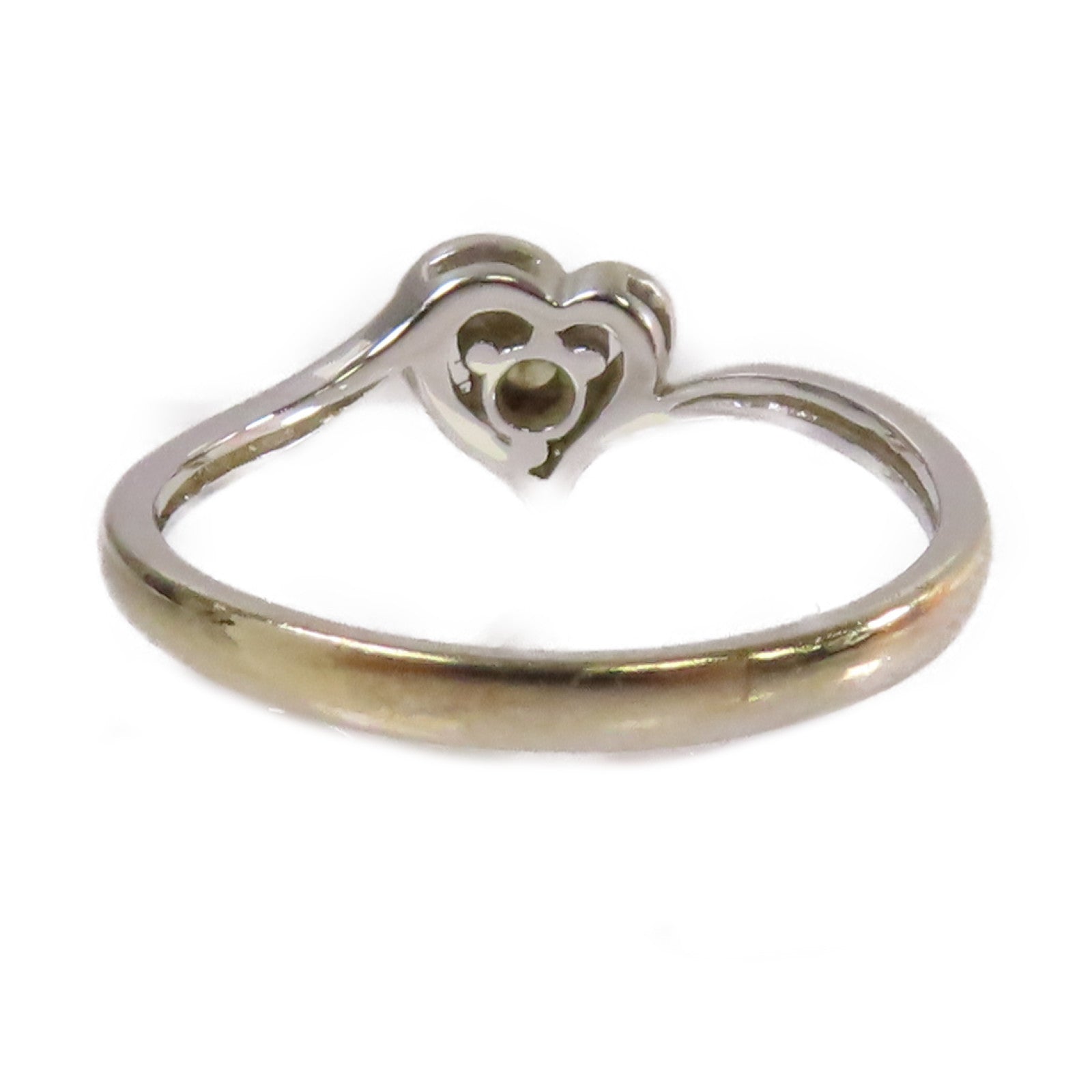 JEWELRY 【激減優惠】18K白金/0.12ct鑽石Diamond Ring戒指US#6