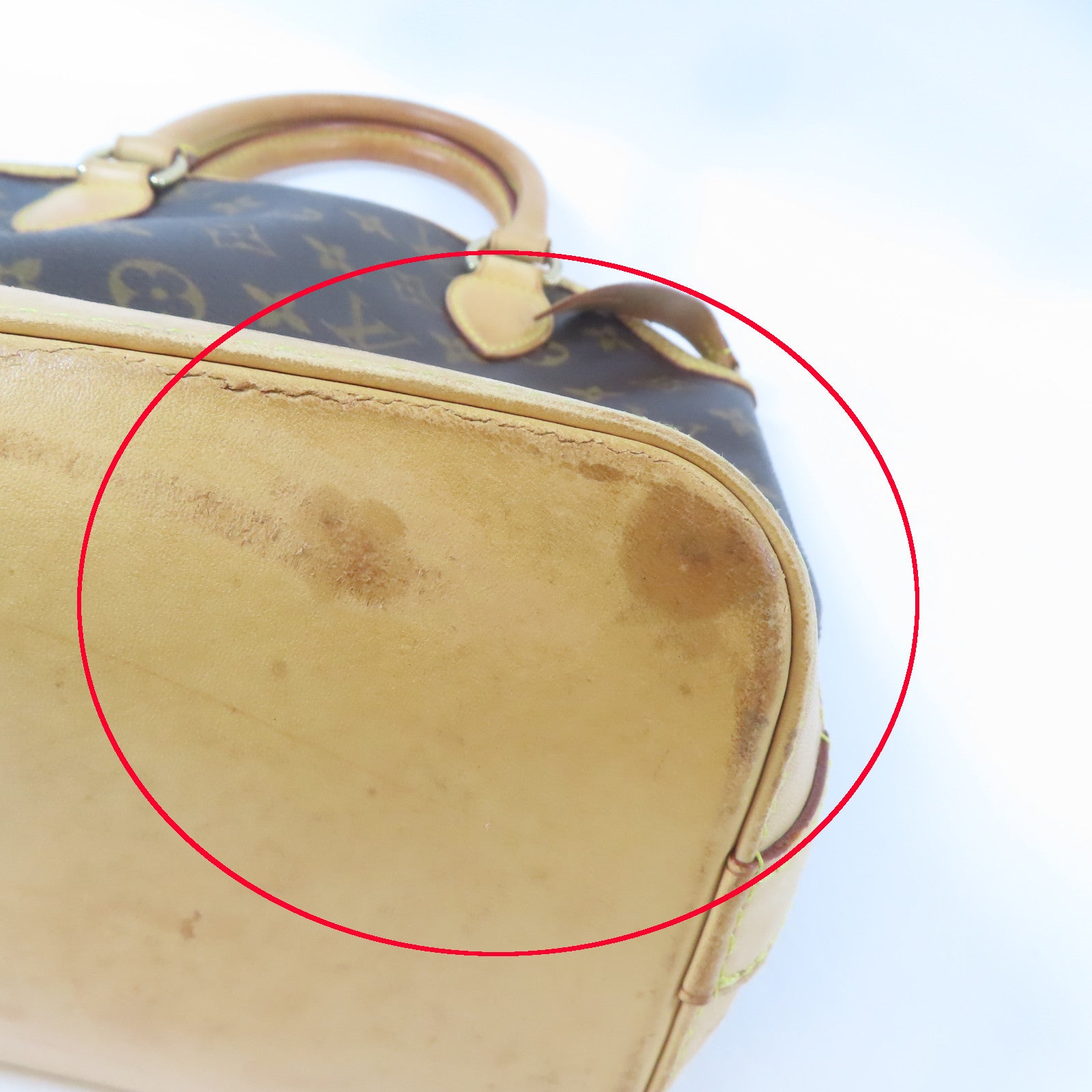 LOUIS VUITTON Monogram Lockit金扣手挽袋啡色