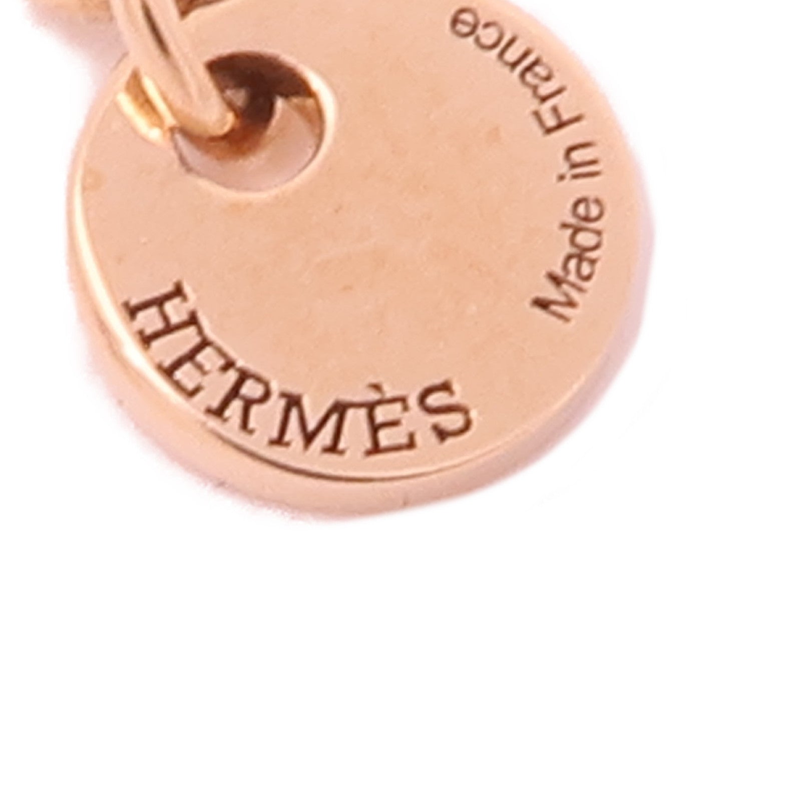 HERMES 18K玫瑰金Constance Pendant項鍊